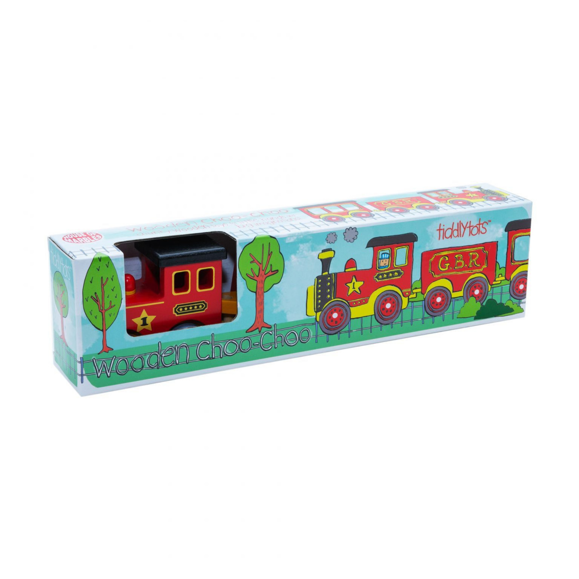 House of Marbles Wooden Choo-Choo Train