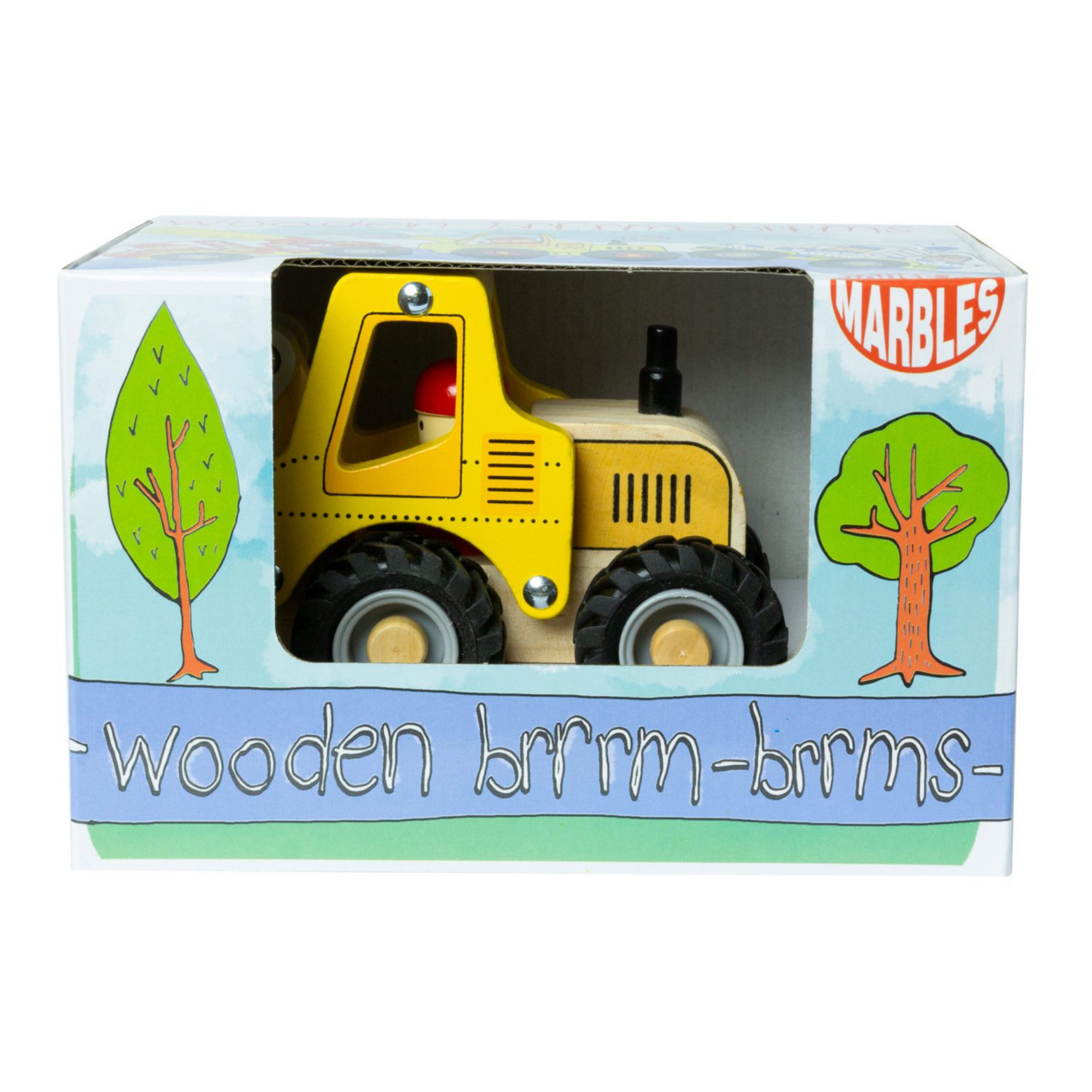 House of Marbles Wooden Brrm-Brrm Construction Vehicles