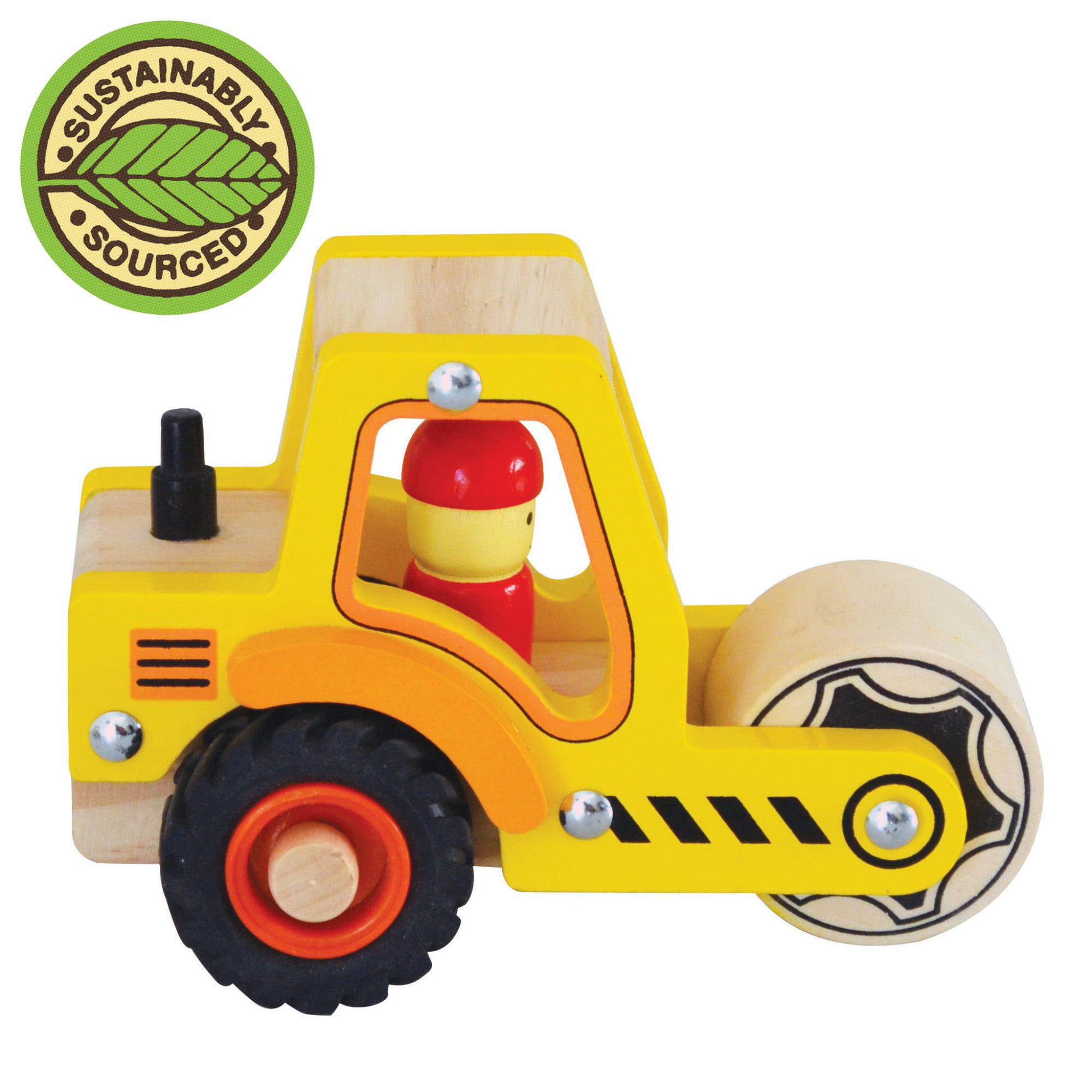 House of Marbles Wooden Brrm-Brrm Construction Vehicles