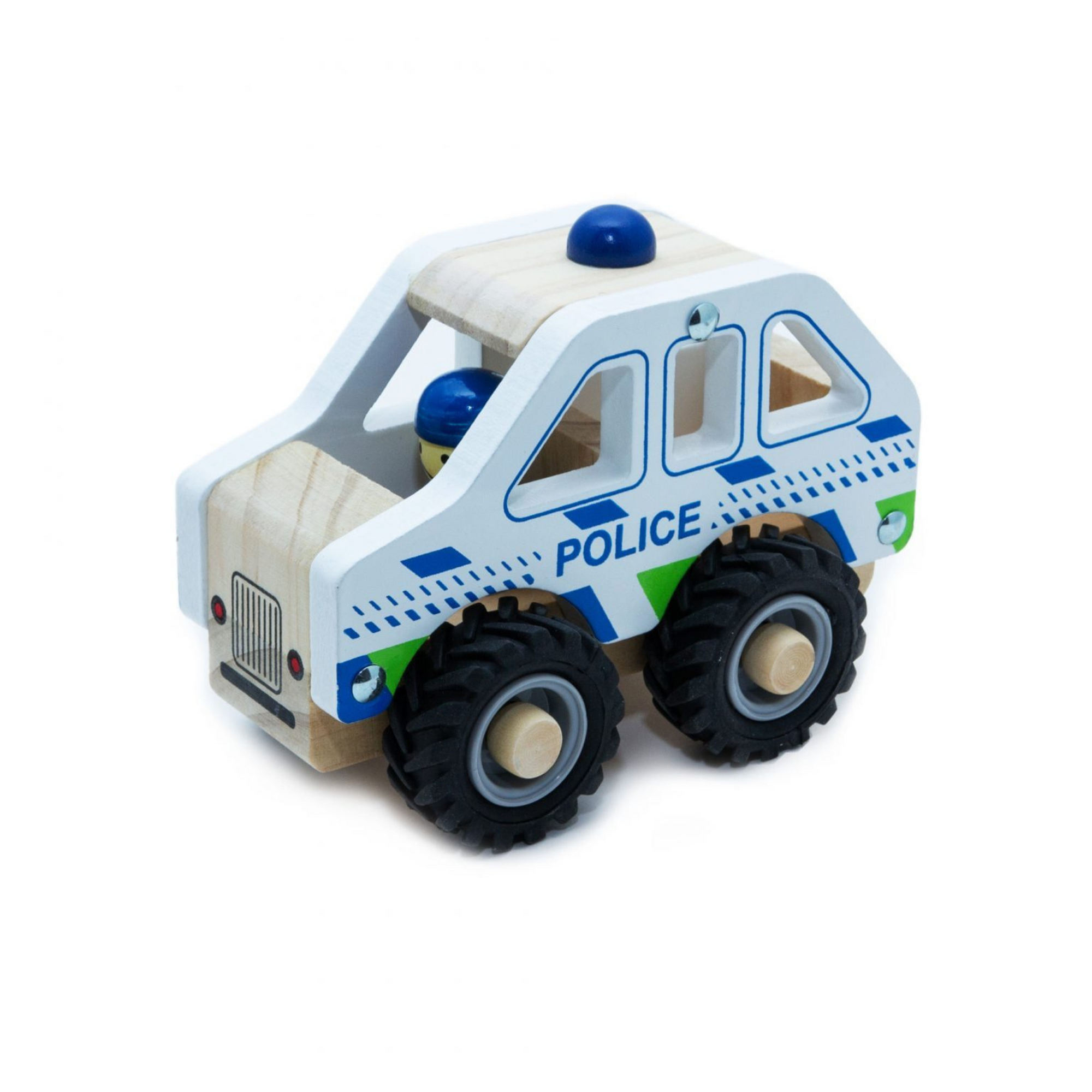 House of Marbles Wooden Brrm-Brrm Emergency Vehicles