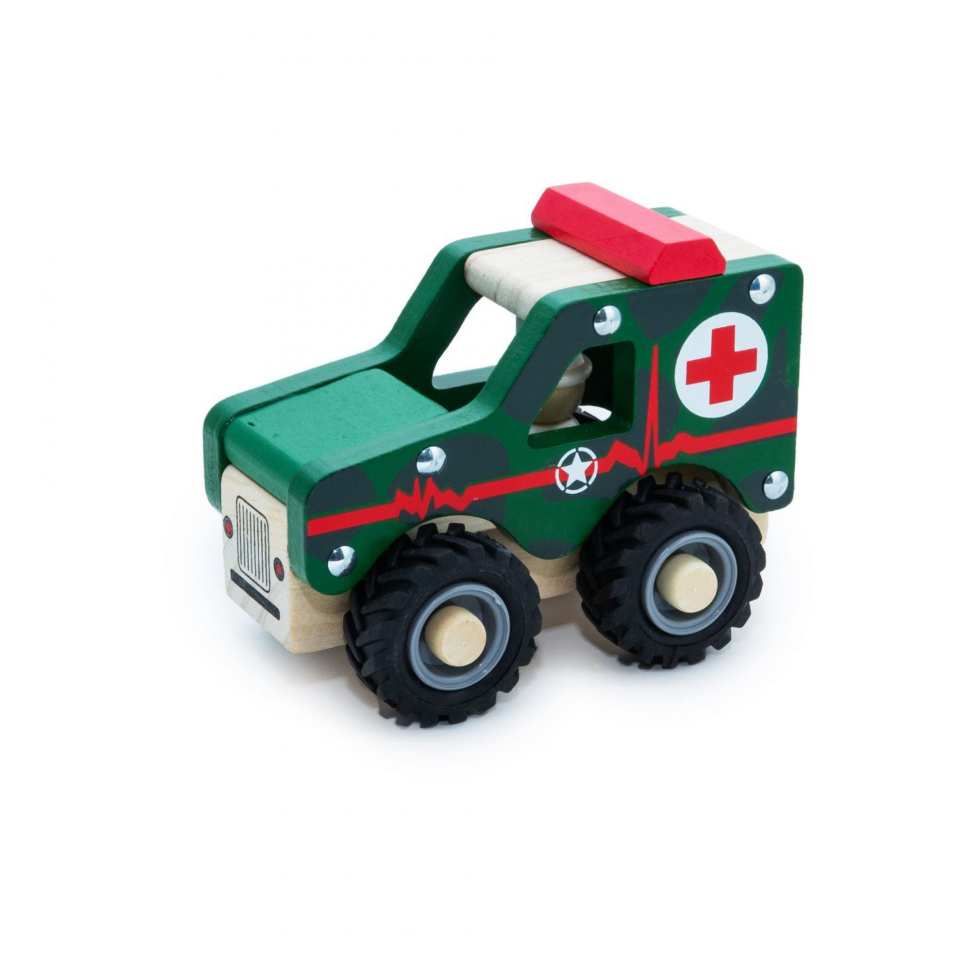 House of Marbles Wooden Brrm-Brrm Emergency Vehicles