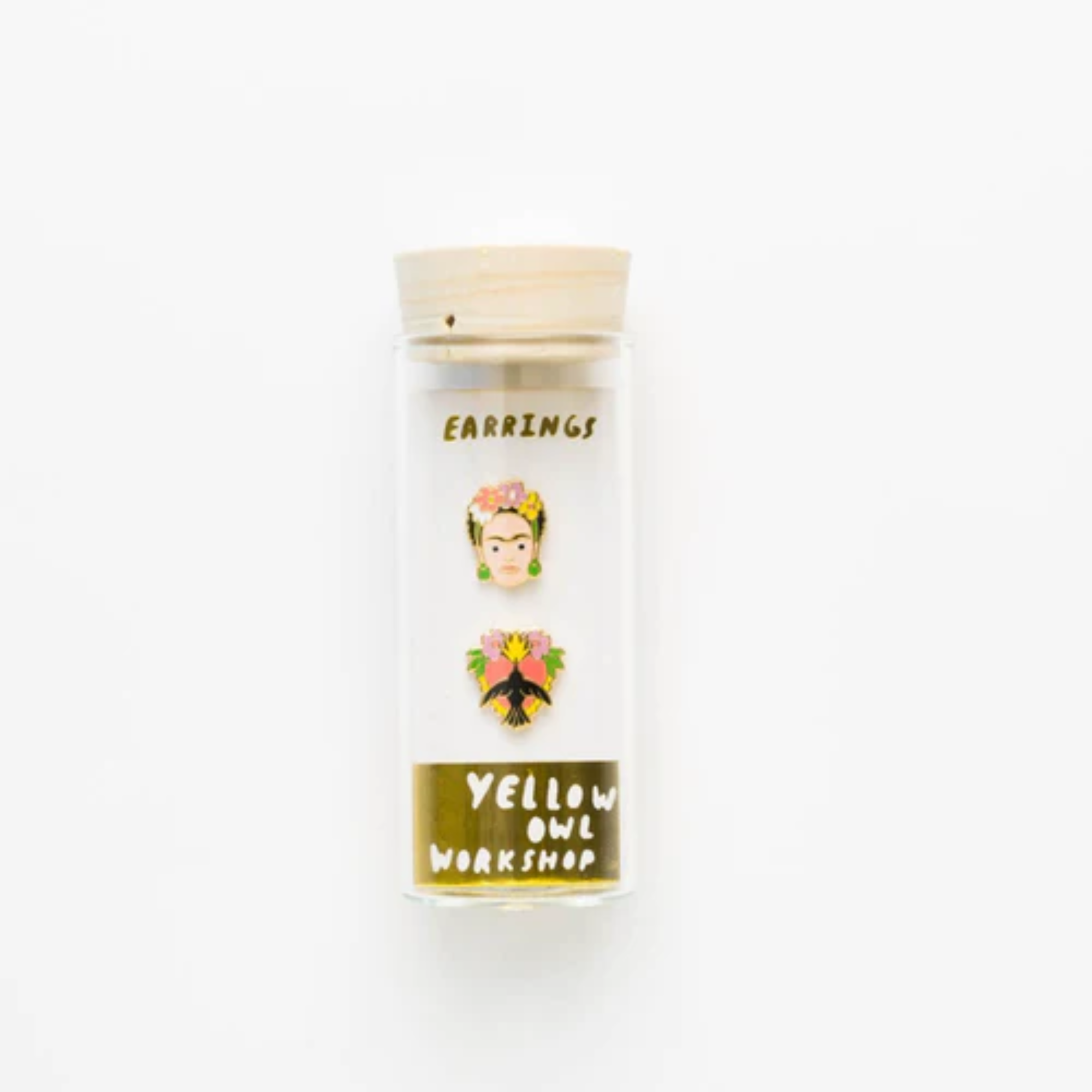 Yellow Owl Workshop Earrings Frida Kahlo