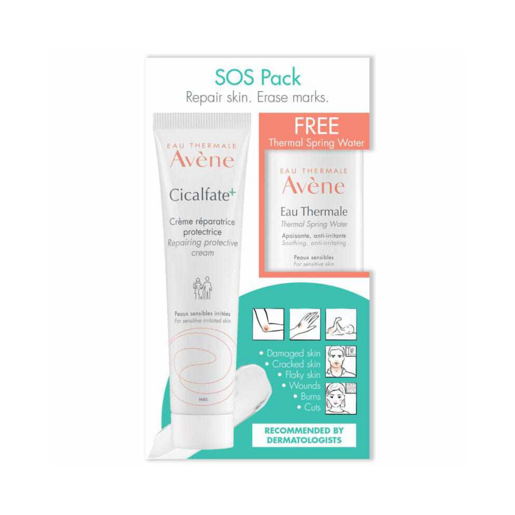 Avene Cicalfate+ Cream & Free Water Kit