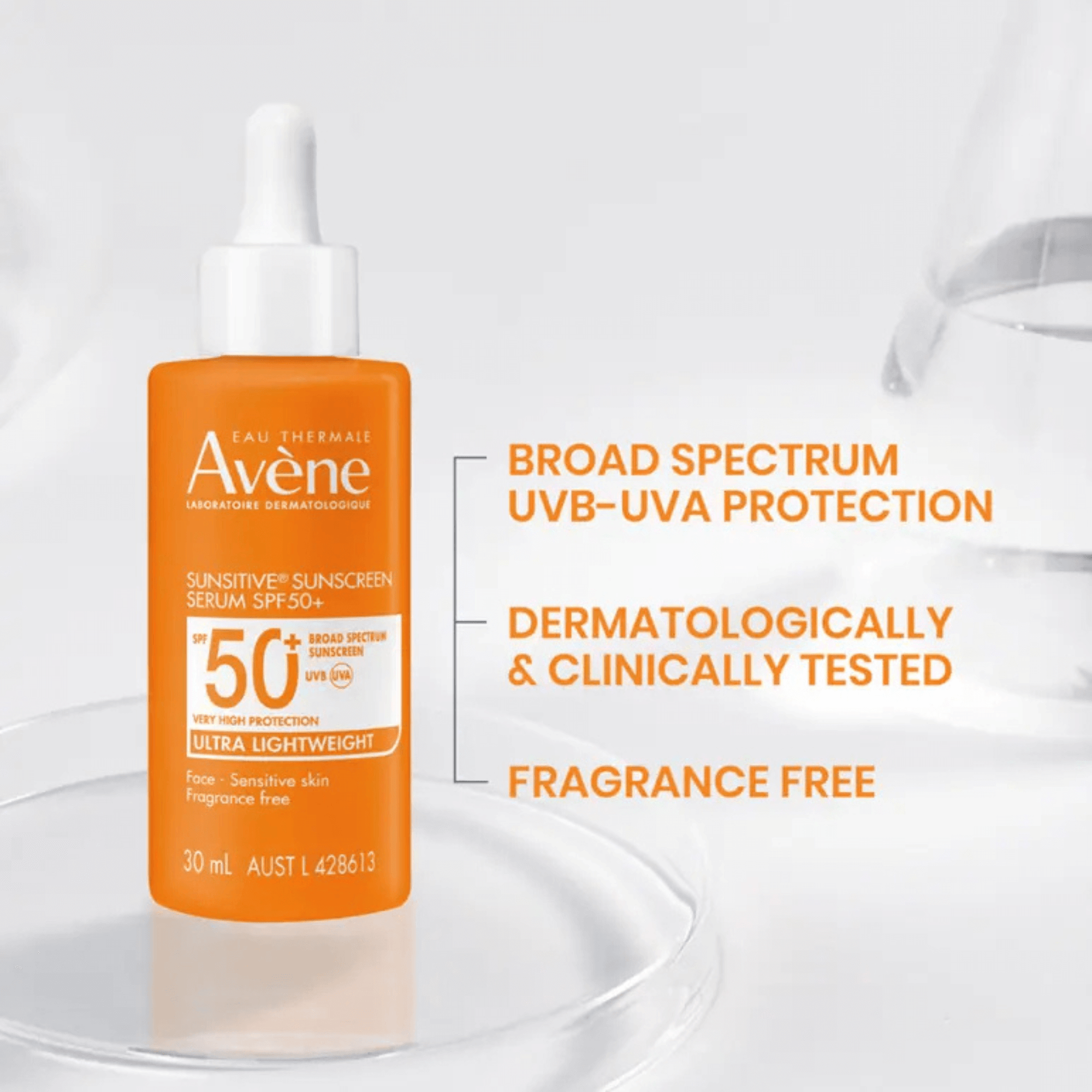 Avene Sunsitive® Sunscreen Serum Spf 50+ 30ml