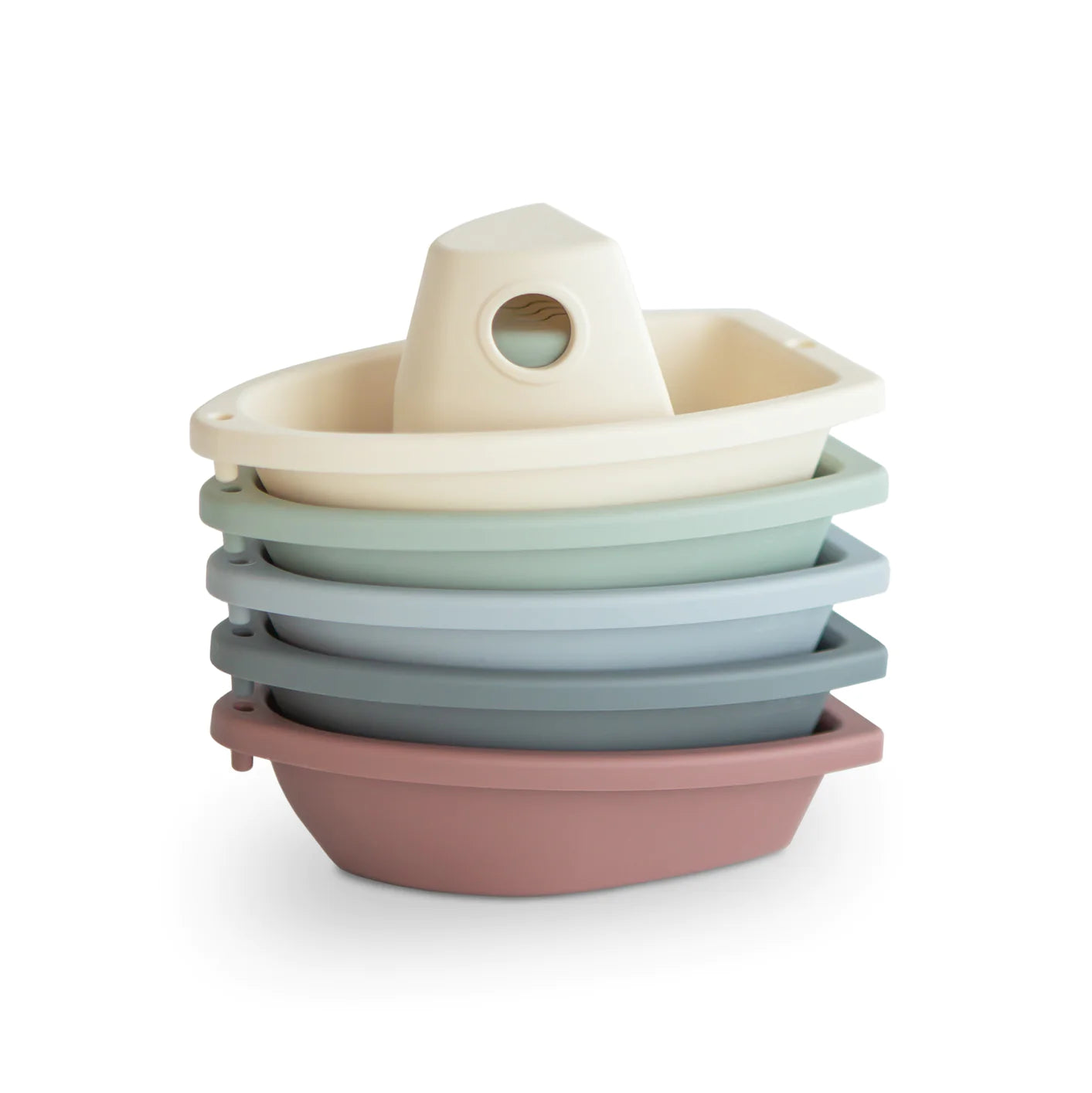 Mushie Toy Bath Boat Set of 5