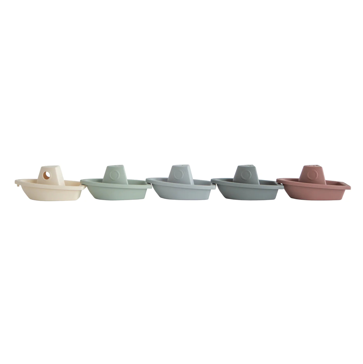Mushie Toy Bath Boat Set of 5