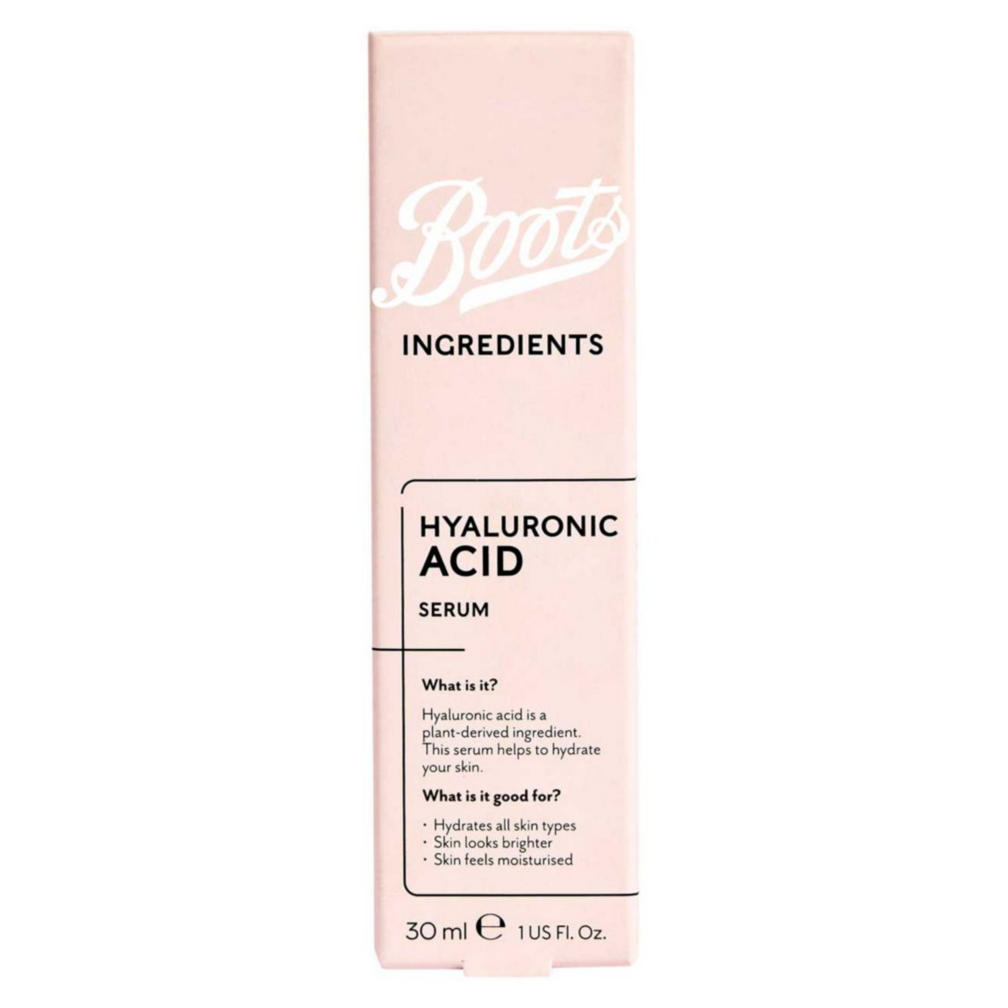 Boots Ingredients Hyaluronic Acid Serum 30ml