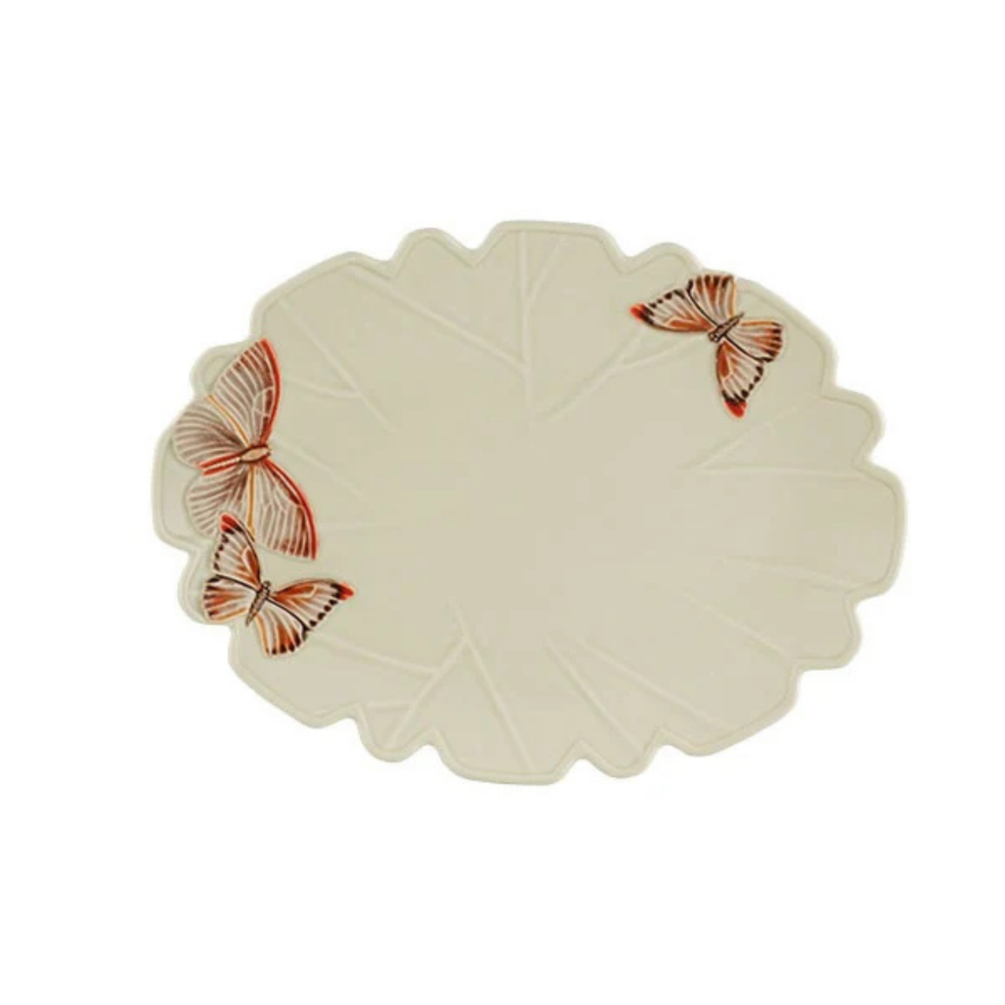 Bordallo Claudia Schiffer Cloudy Butterflies Oval Platter
