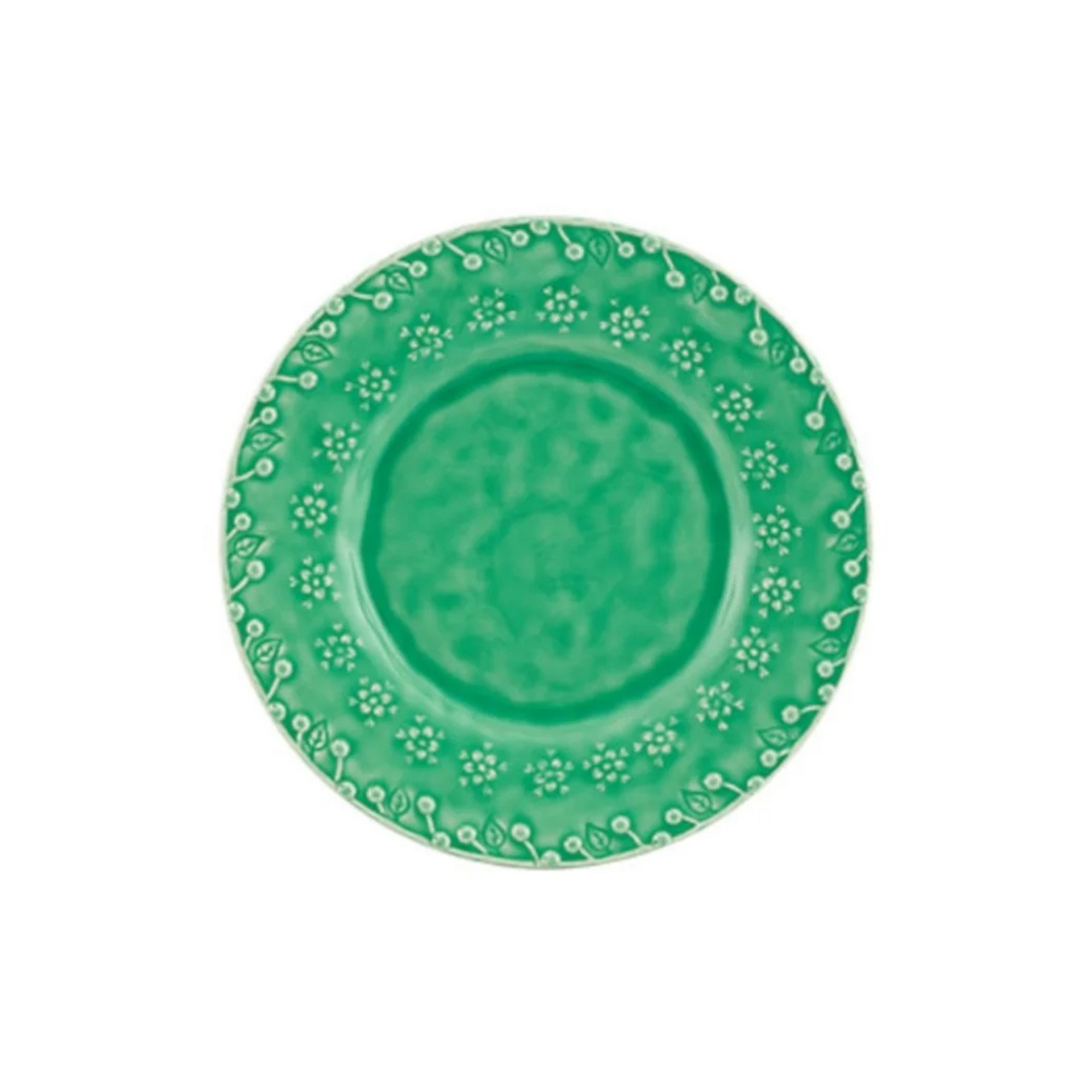 Bordallo Pinheiro Flora Dessert Plate Green 23cm