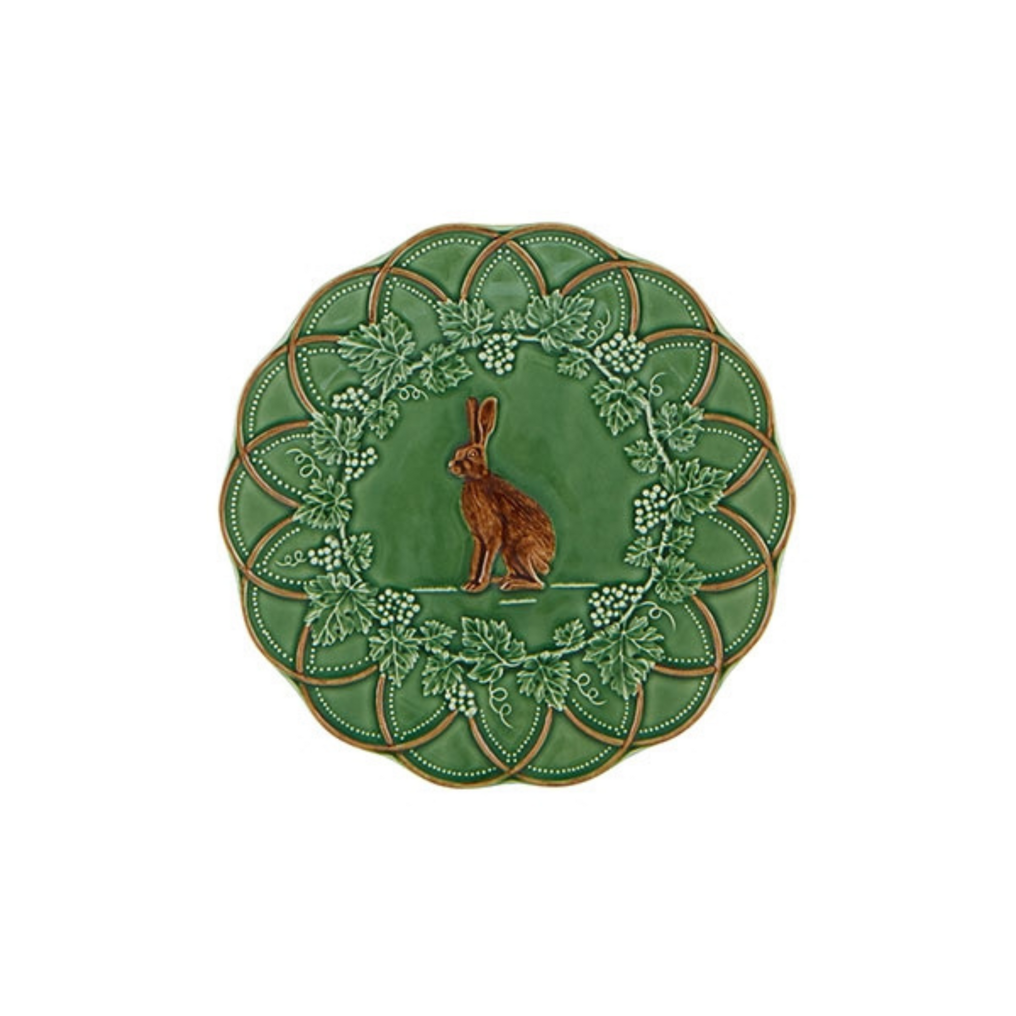Bordallo Woods Fruit Plate Hare 24cm