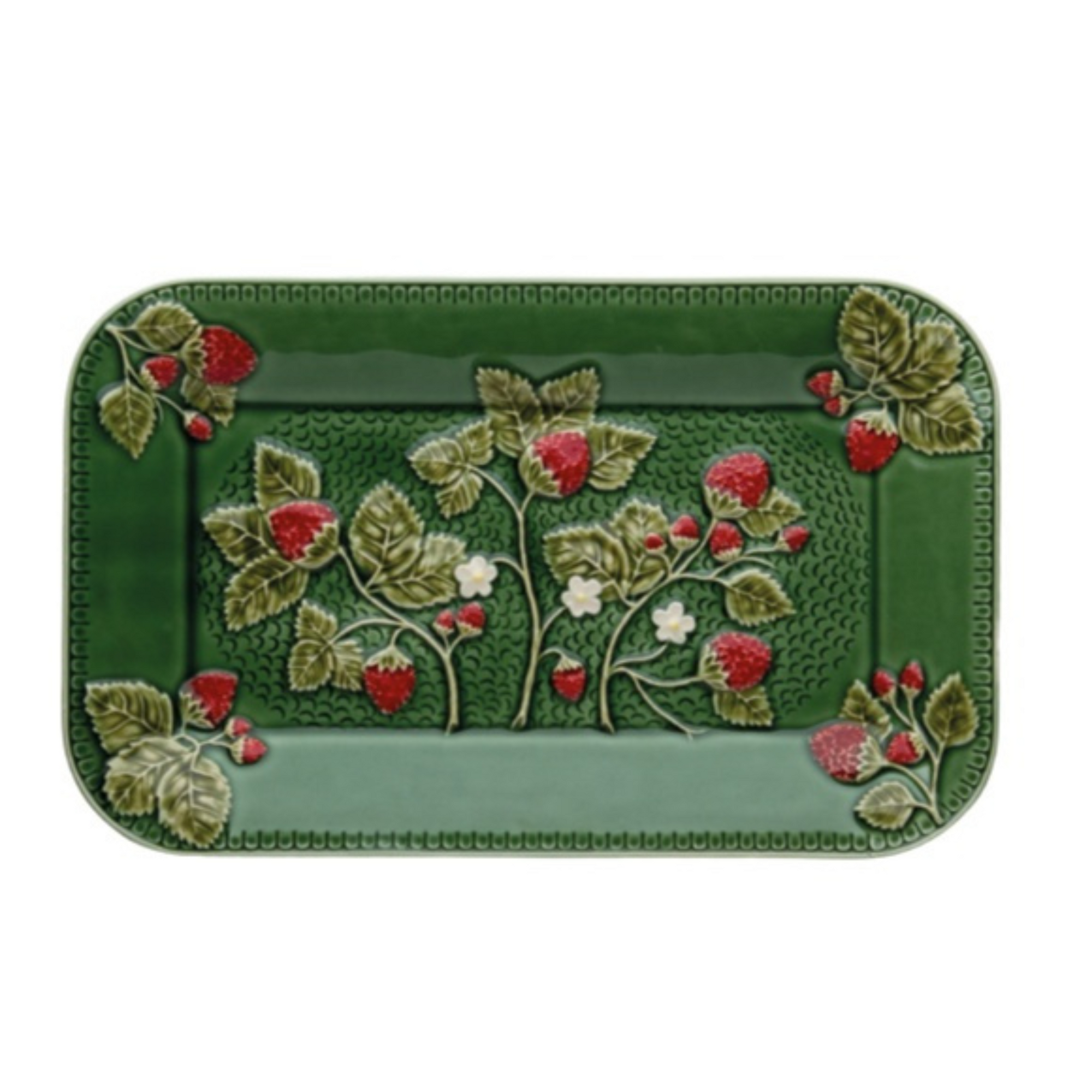 Bordallo Pinheiro Strawberries Platter