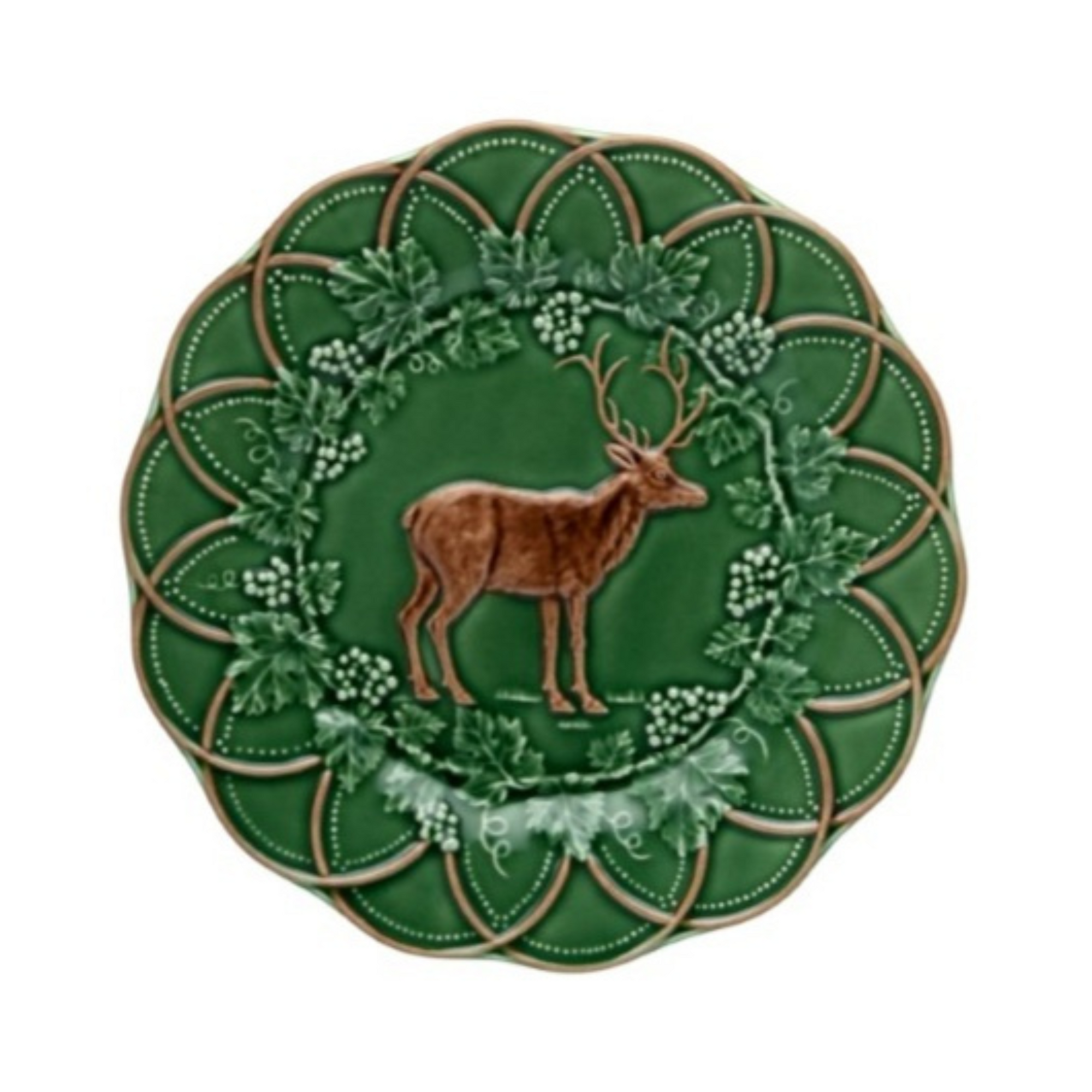 Bordallo Pinheiro Woods Snack Deer Plate