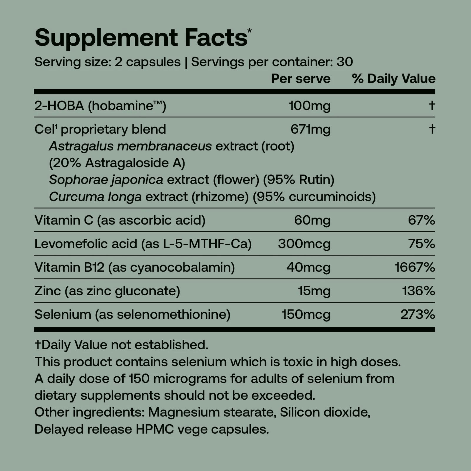 SRW Cel¹²³ Cellular rejuvenation series