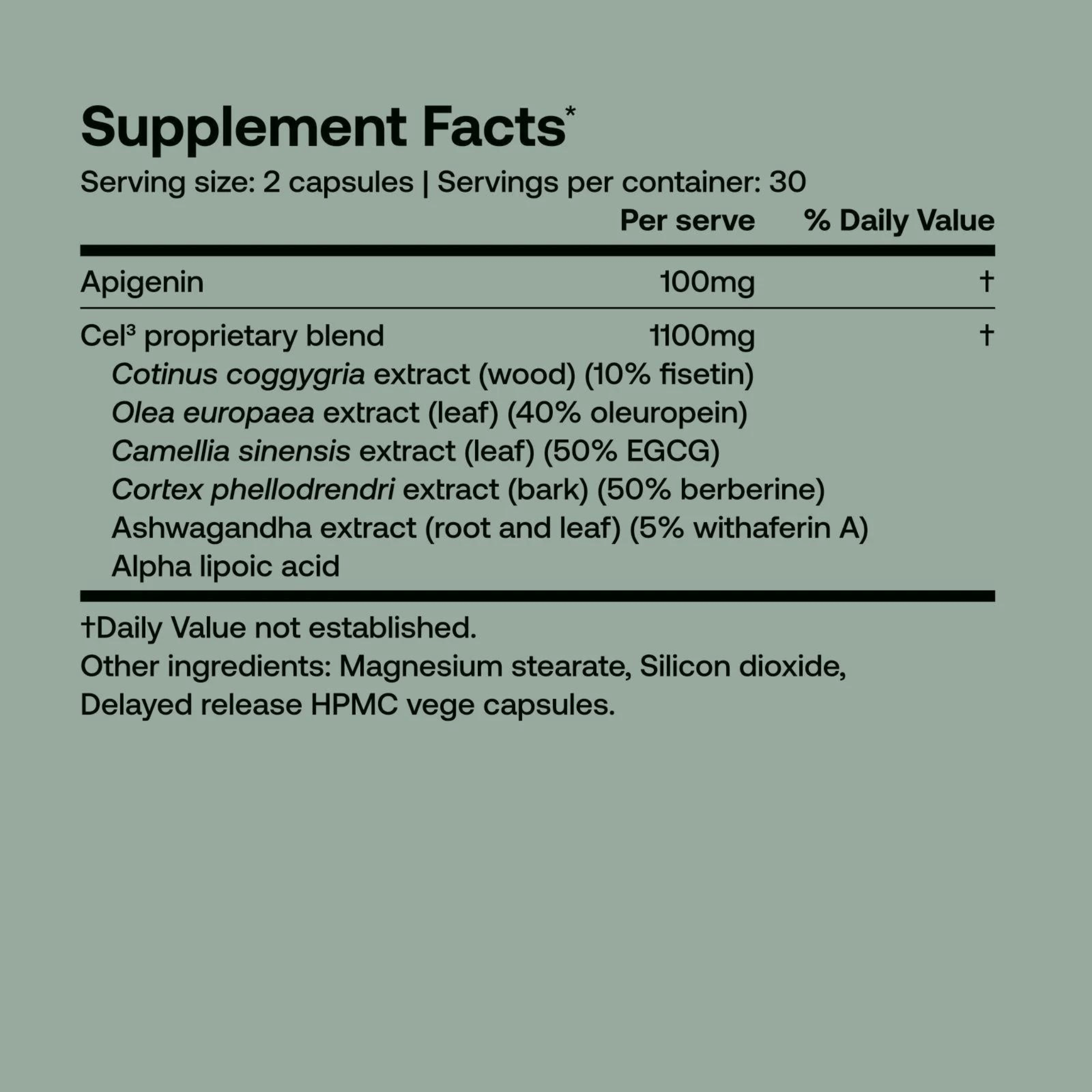 SRW Cel¹²³ Cellular rejuvenation series