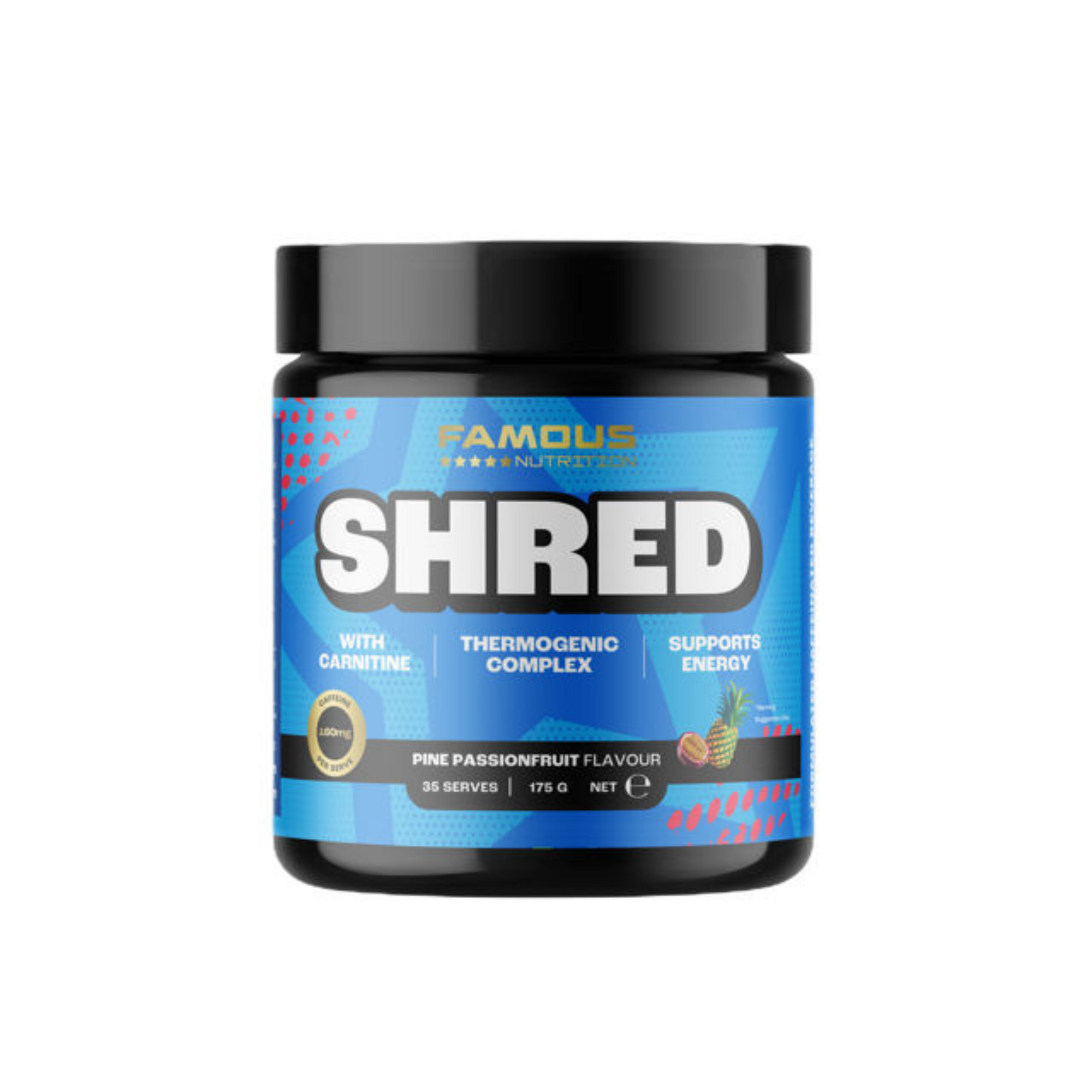 Famous Nutrition Shred Pine Passion 175g