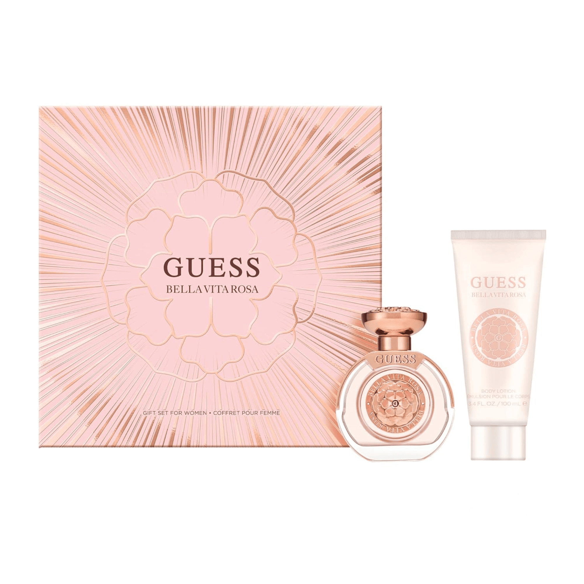 Guess Bella Vita Rosa 30ml Eau De Toilette with a 100ml Body lotion.