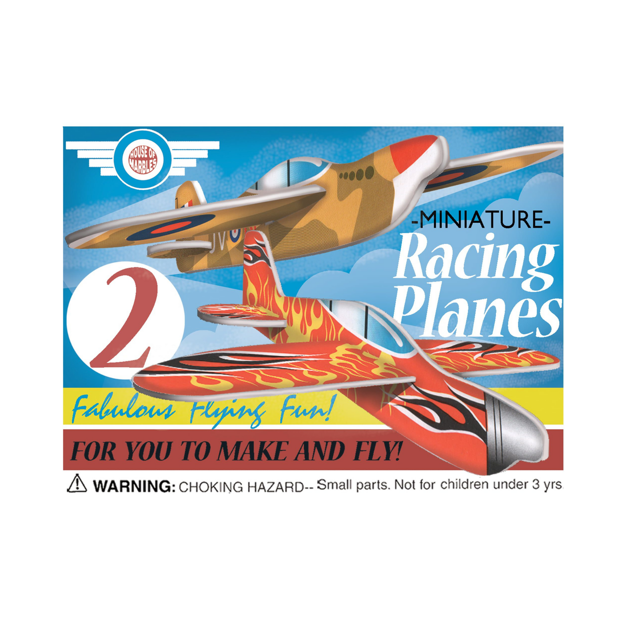 House of Marbles Mini Fighter Racing Planes