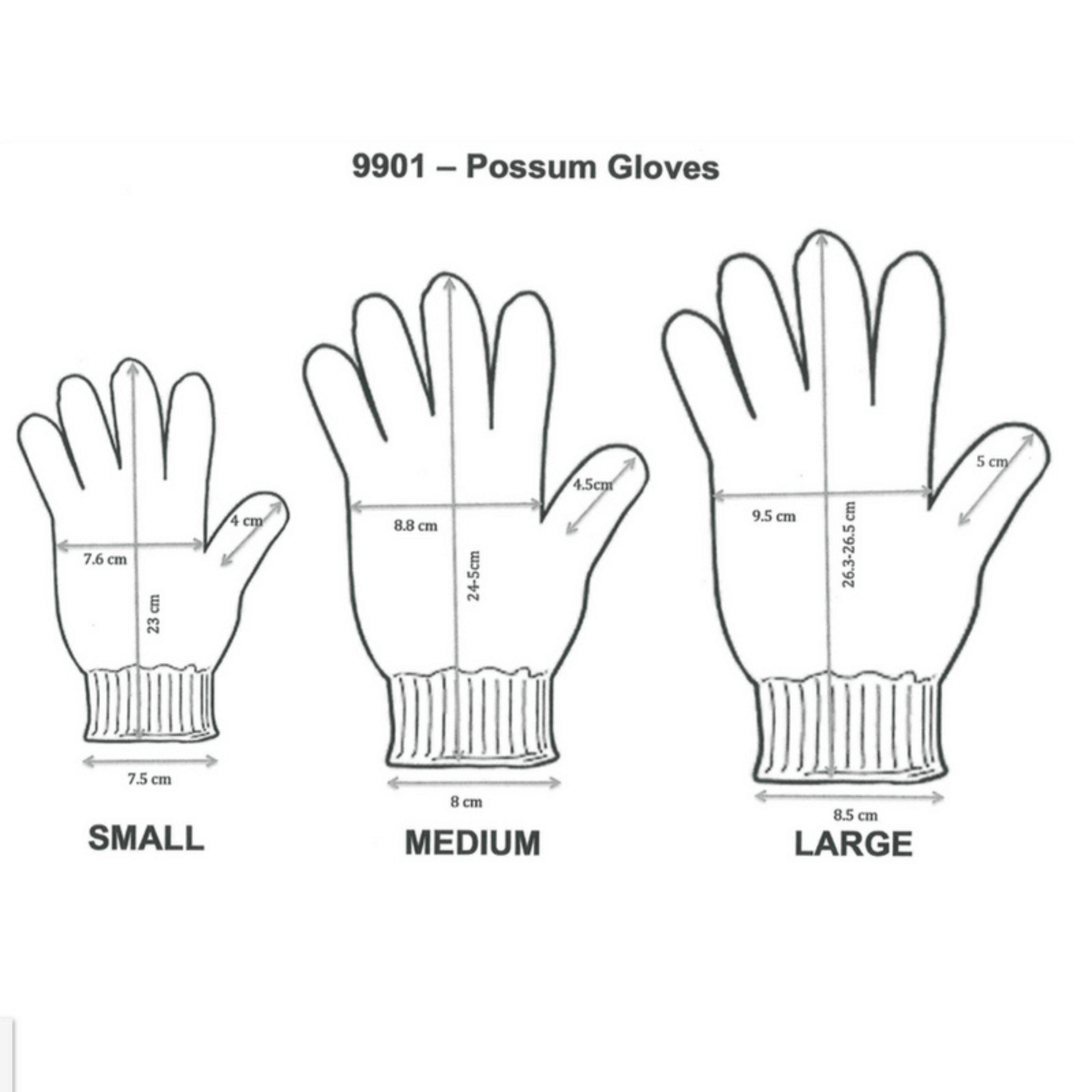 Lothlorian - Merino & Possum Plain Gloves