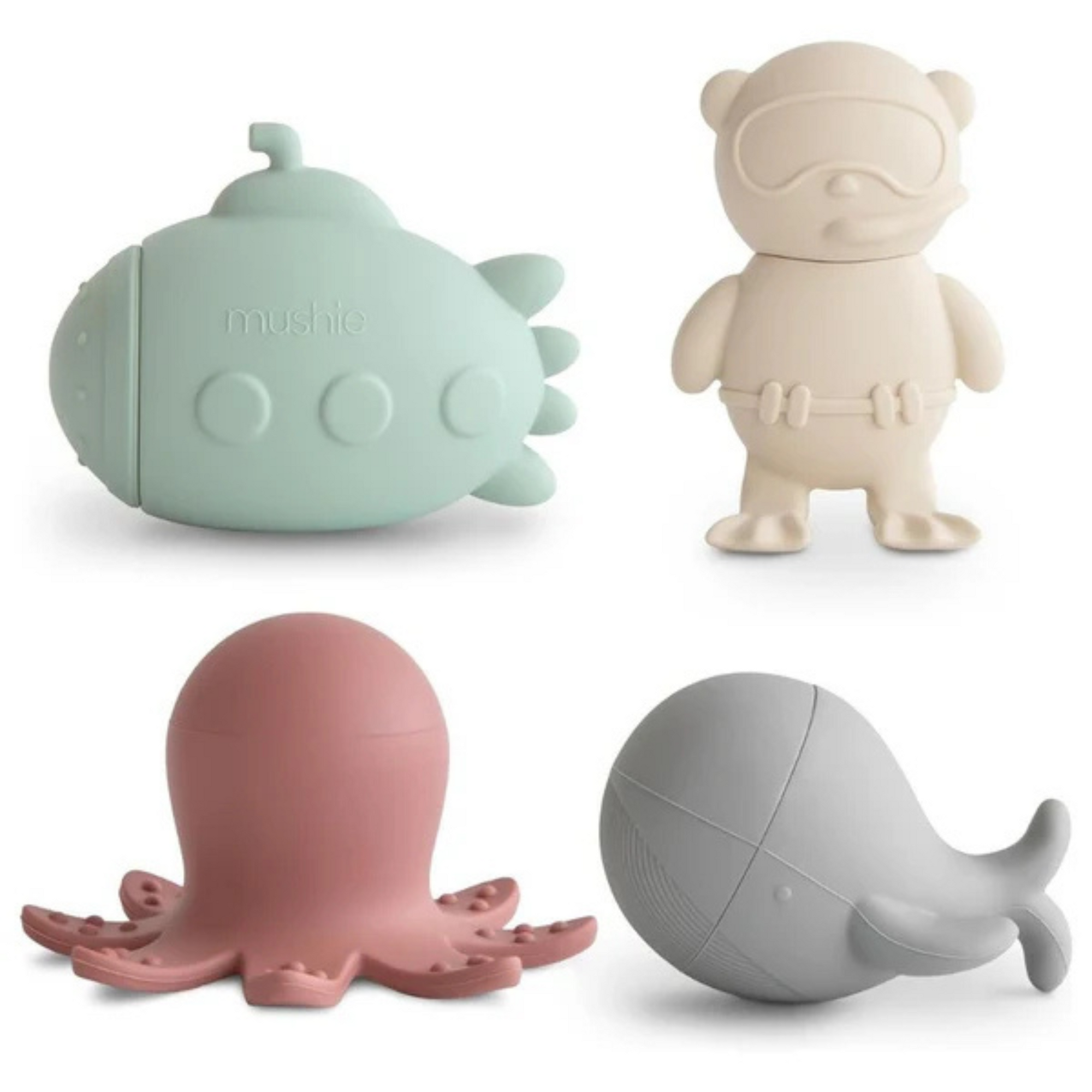 Mushie Bath Play Set - Sealife