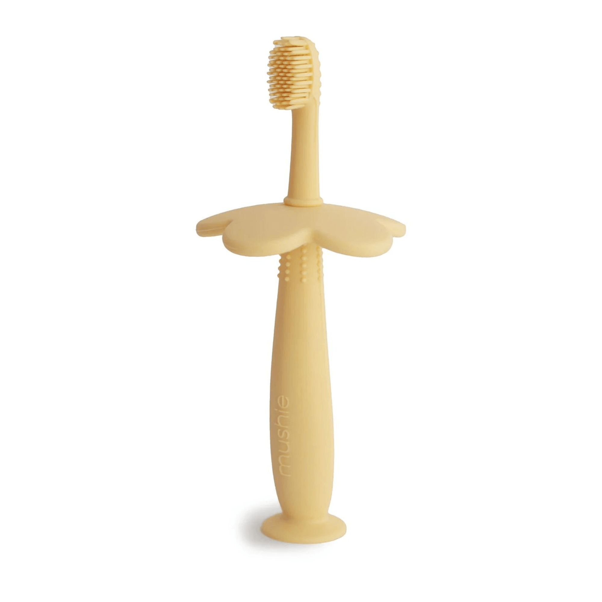 Mushie Flower Training Toothbrush - Daffodil