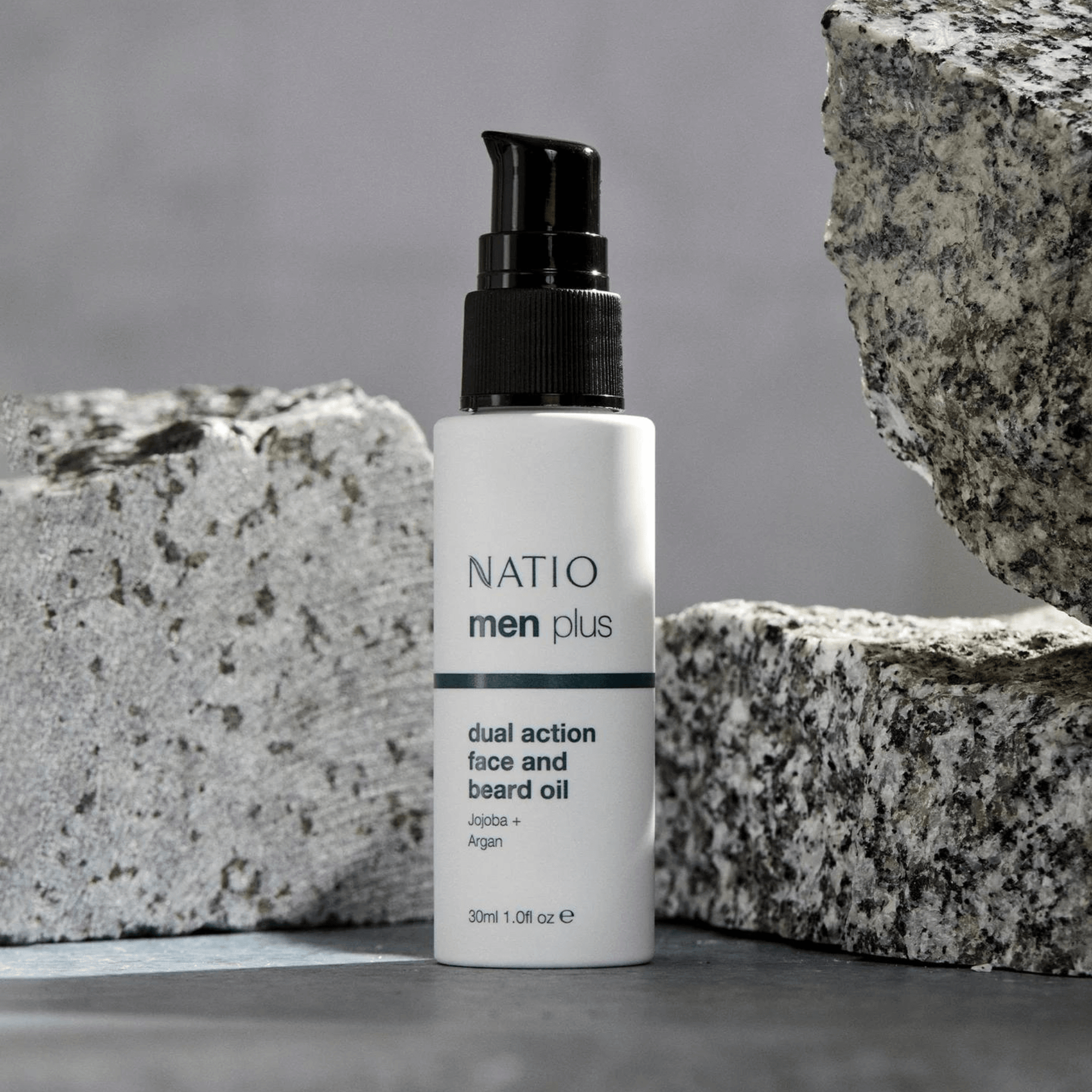 Natio Men Plus Dual Action Face and Beard Oil