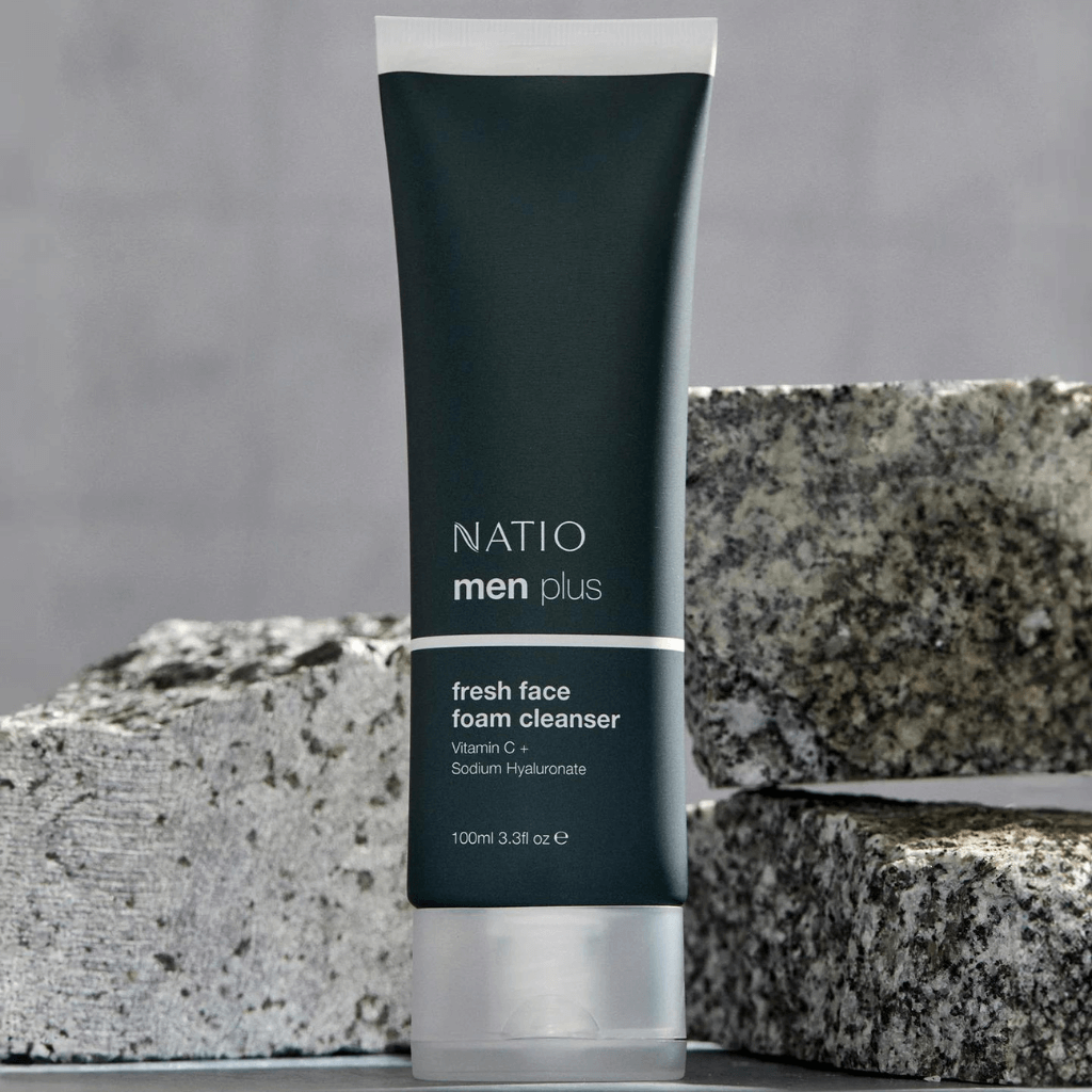 Natio Men Plus Fresh Face Foam Cleanser