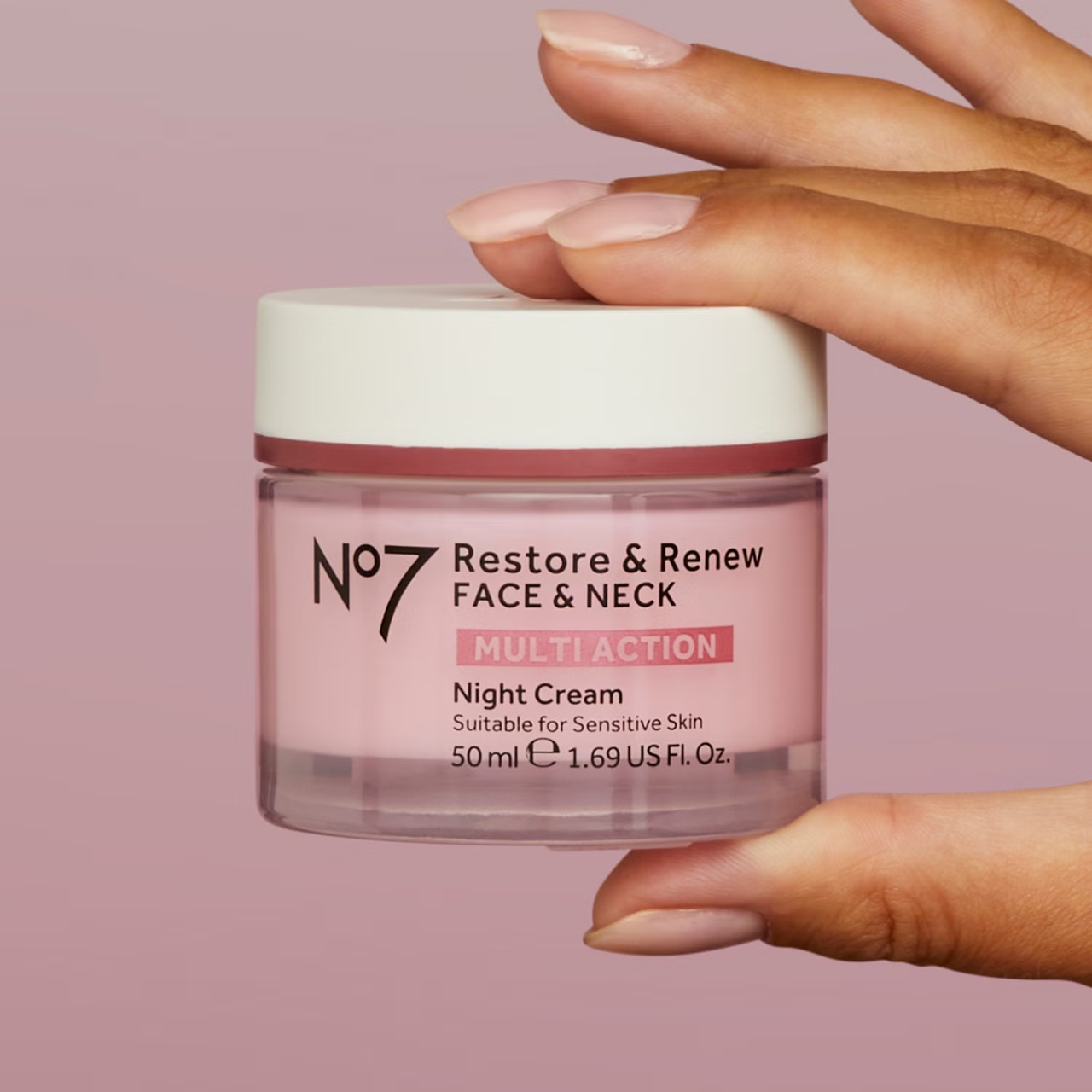 No7 Restore & Renew Face & Neck MULTI ACTION Night Cream 50ml