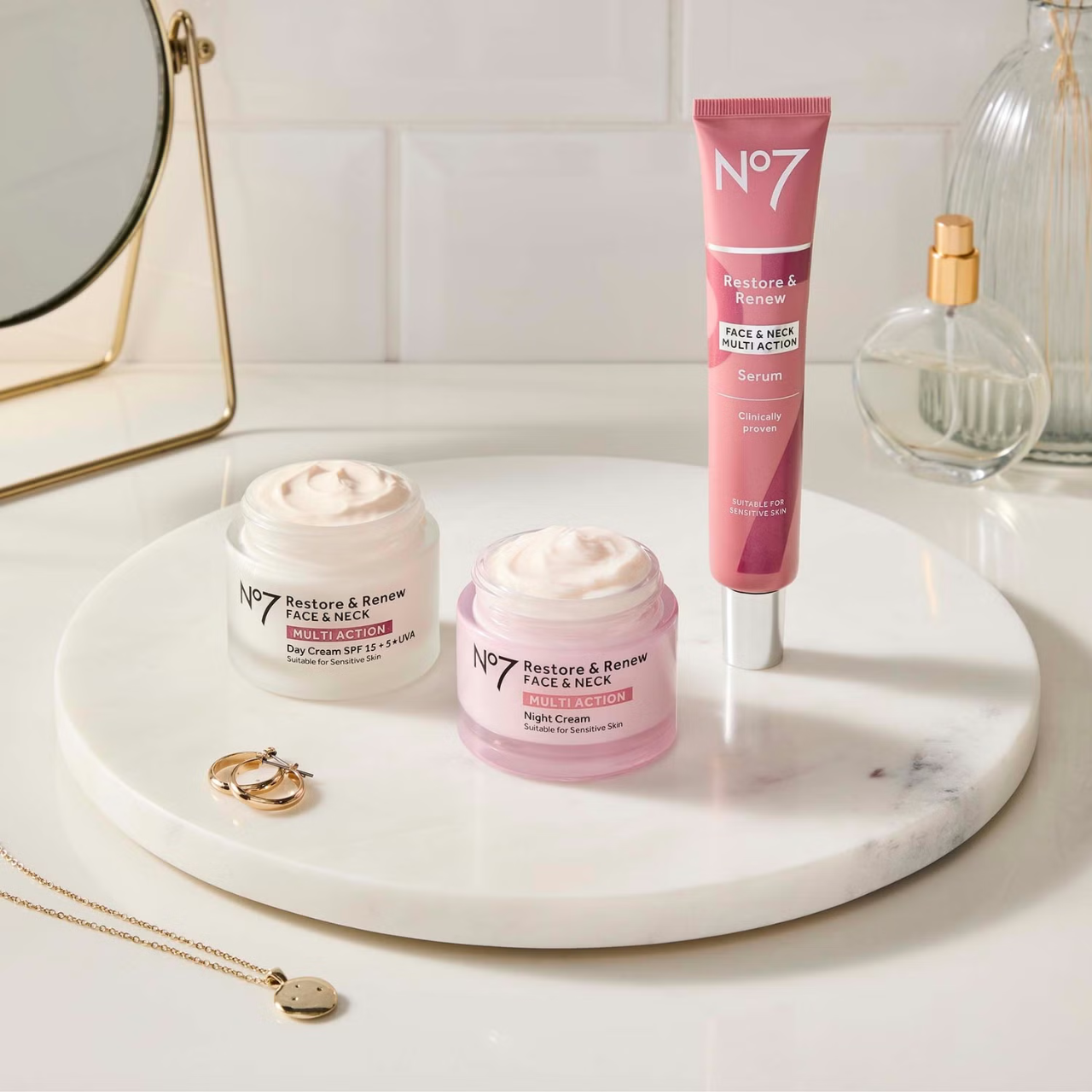 No7 Restore & Renew Face & Neck MULTI ACTION Night Cream 50ml