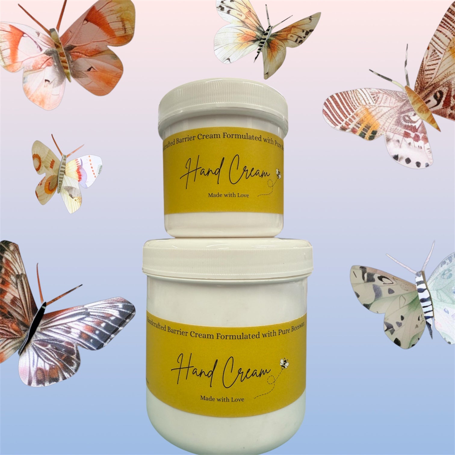Hand cream made with love