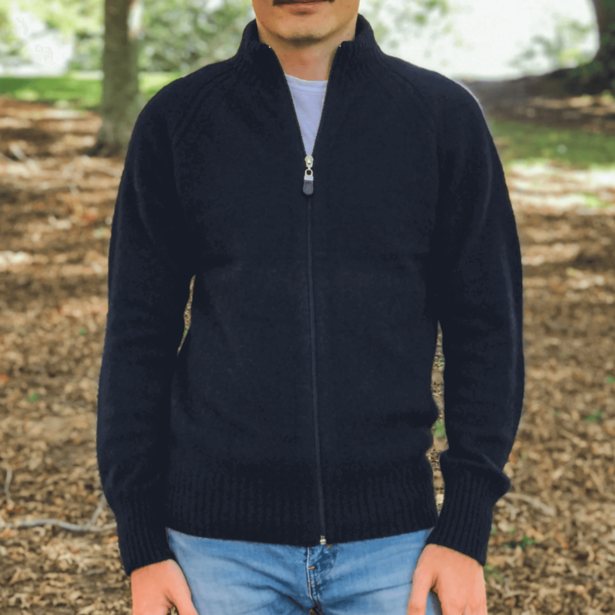 Lothlorian Possum Merino Mens Patch Jacket