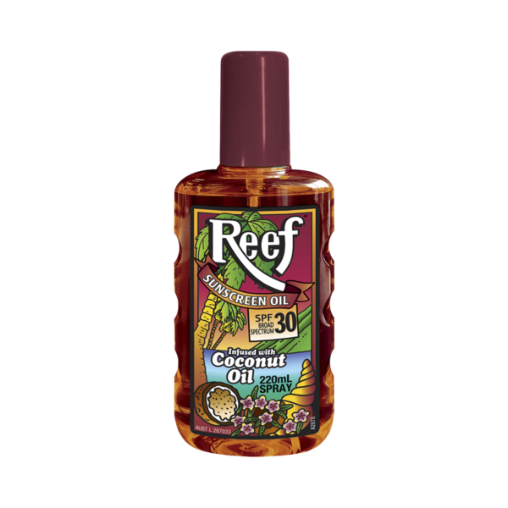 Reef Coconut Sunscreen Oil Spray SPF 30 220mL