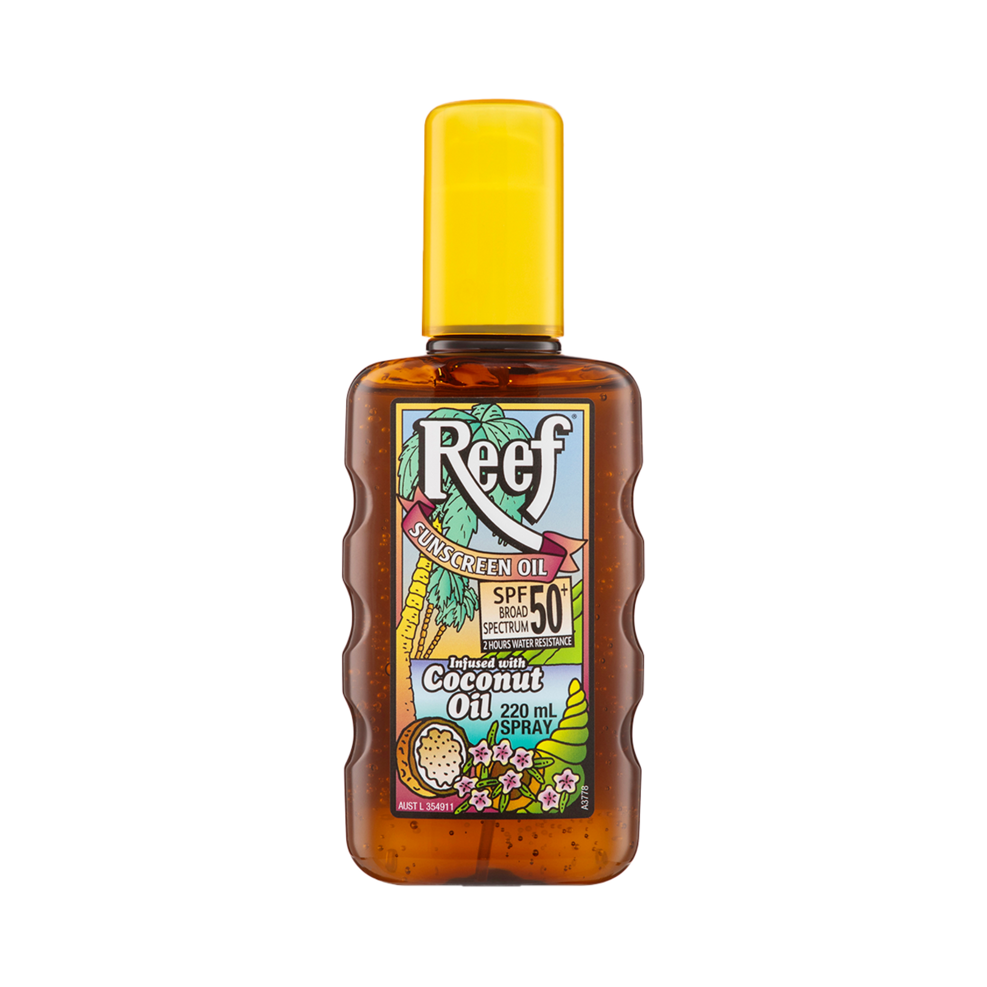 Reef Coconut Sunscreen Oil Spray SPF 50+ 220mL