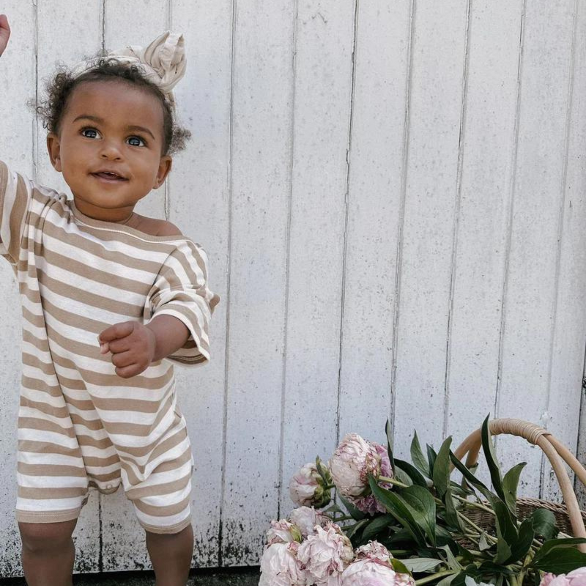 Organic Zoo Gold Sailor Summer Romper
