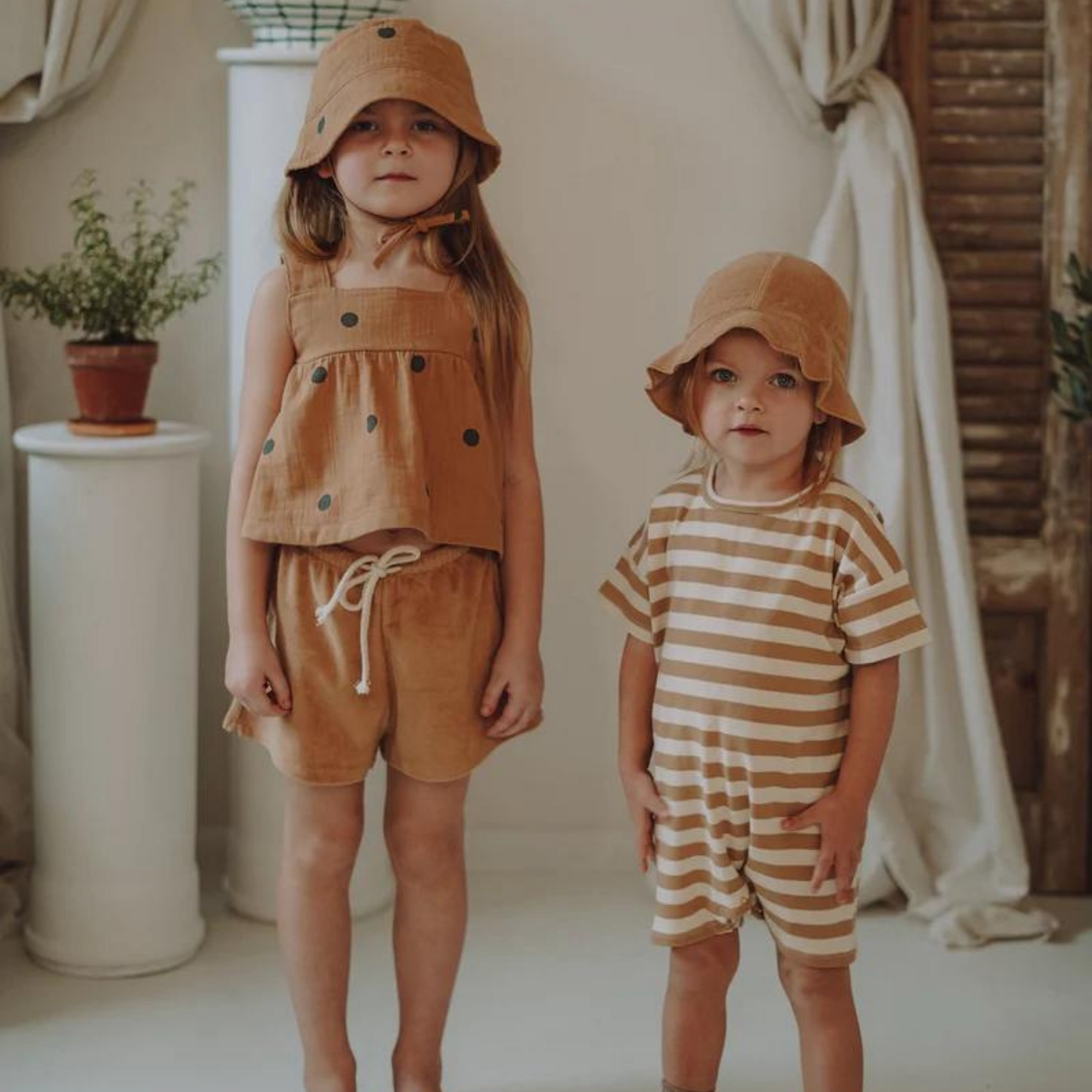 Organic Zoo Gold Terry Rope Shorts