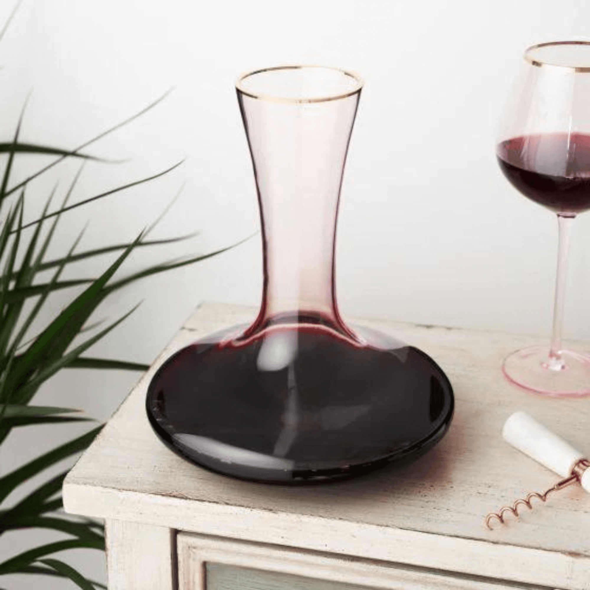 Twine Rose Crystal Decanter