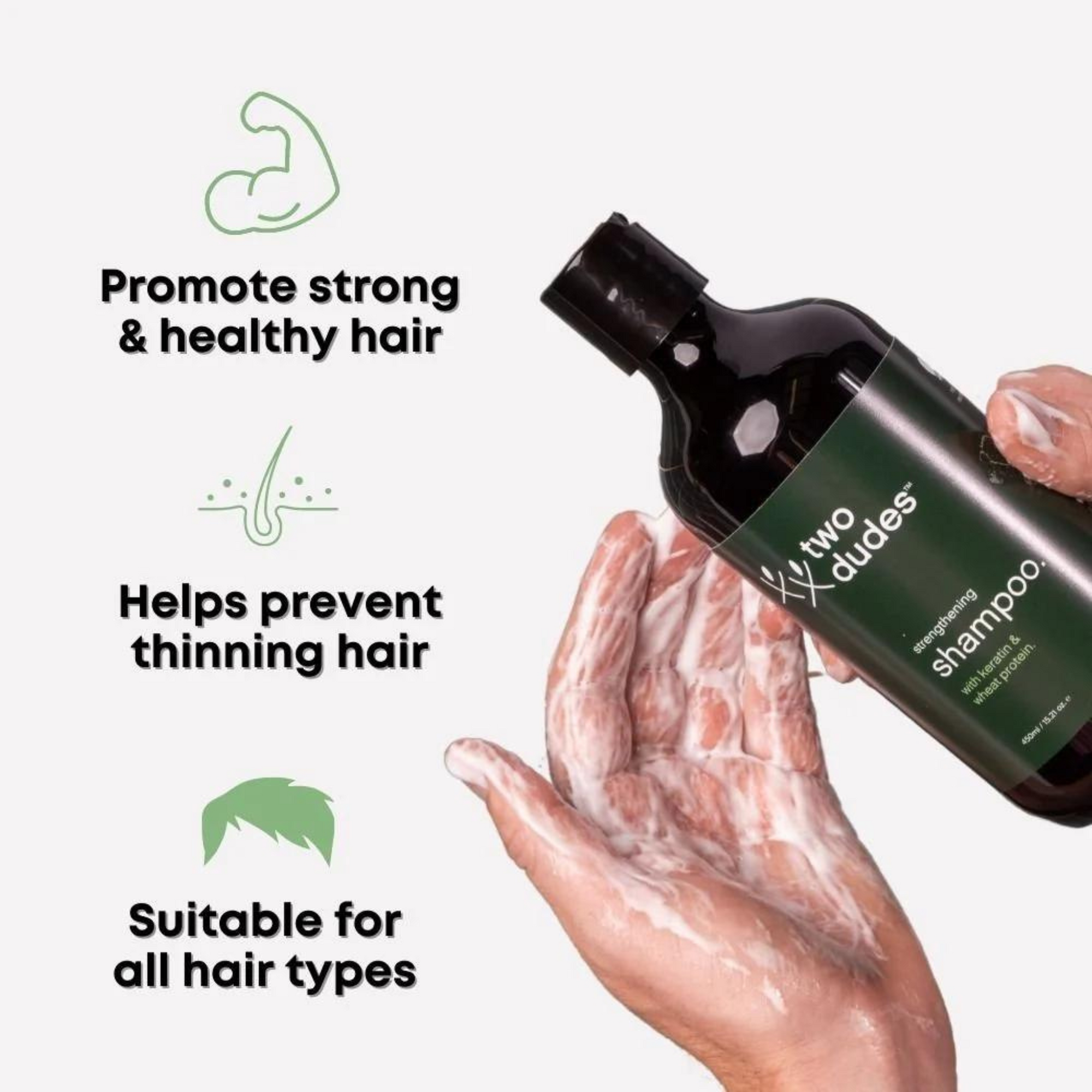 Two Dudes Strengthening Shampoo