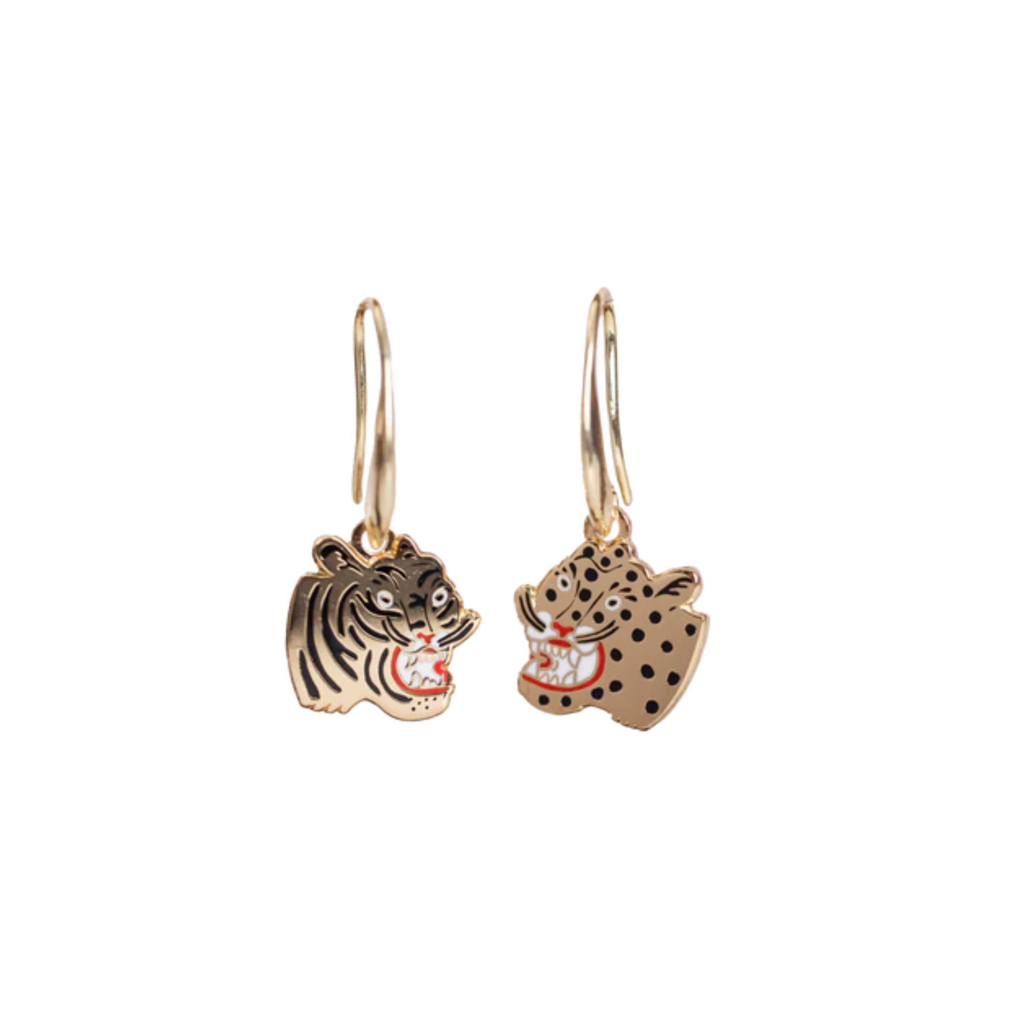 YOW Hanging Earrings Tiger Cheetah