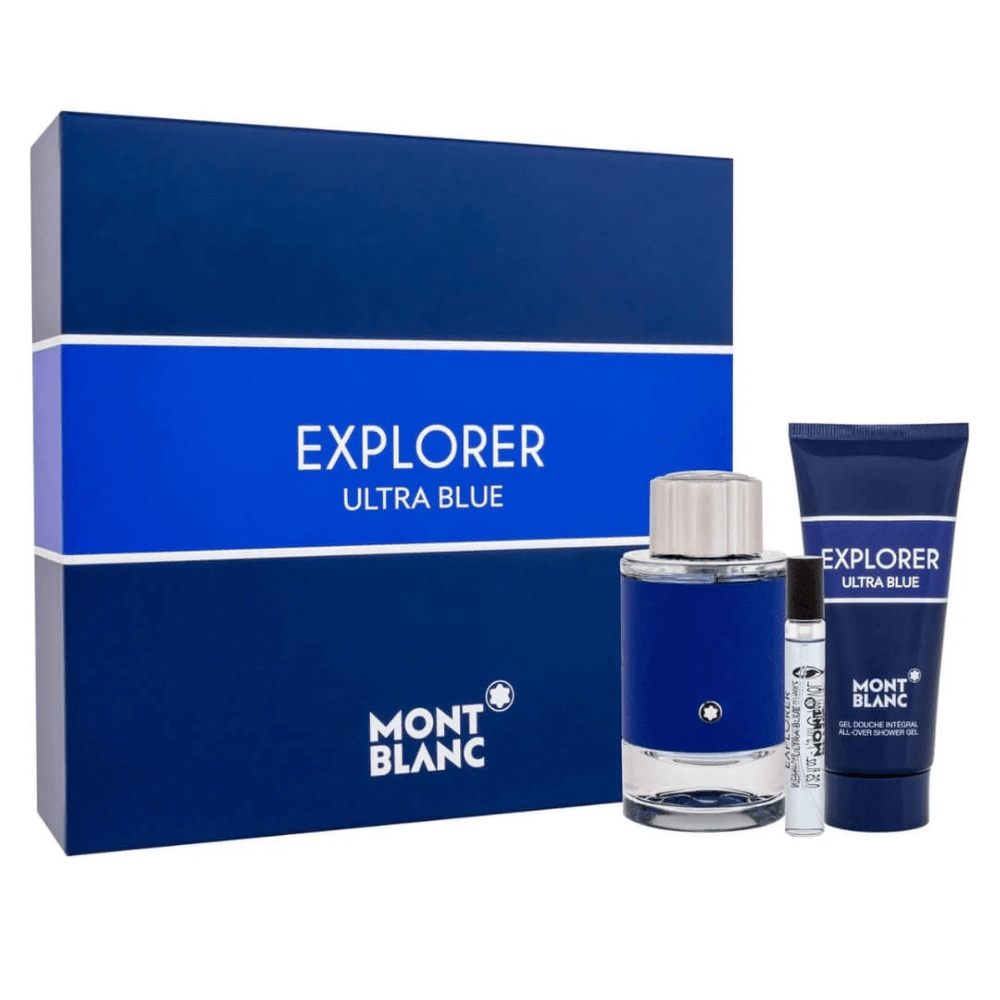 Explorer Ultra Blue by Montblanc 100ml EDP 3-Piece Gift Set for Men
