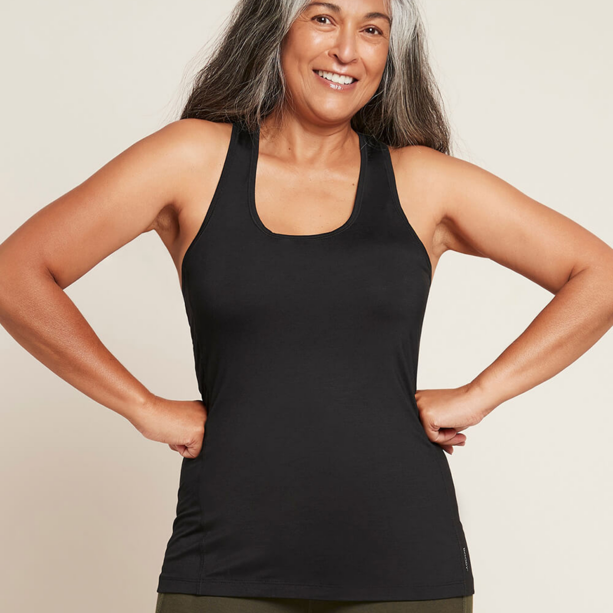 Boody Active Womens Racer Tank