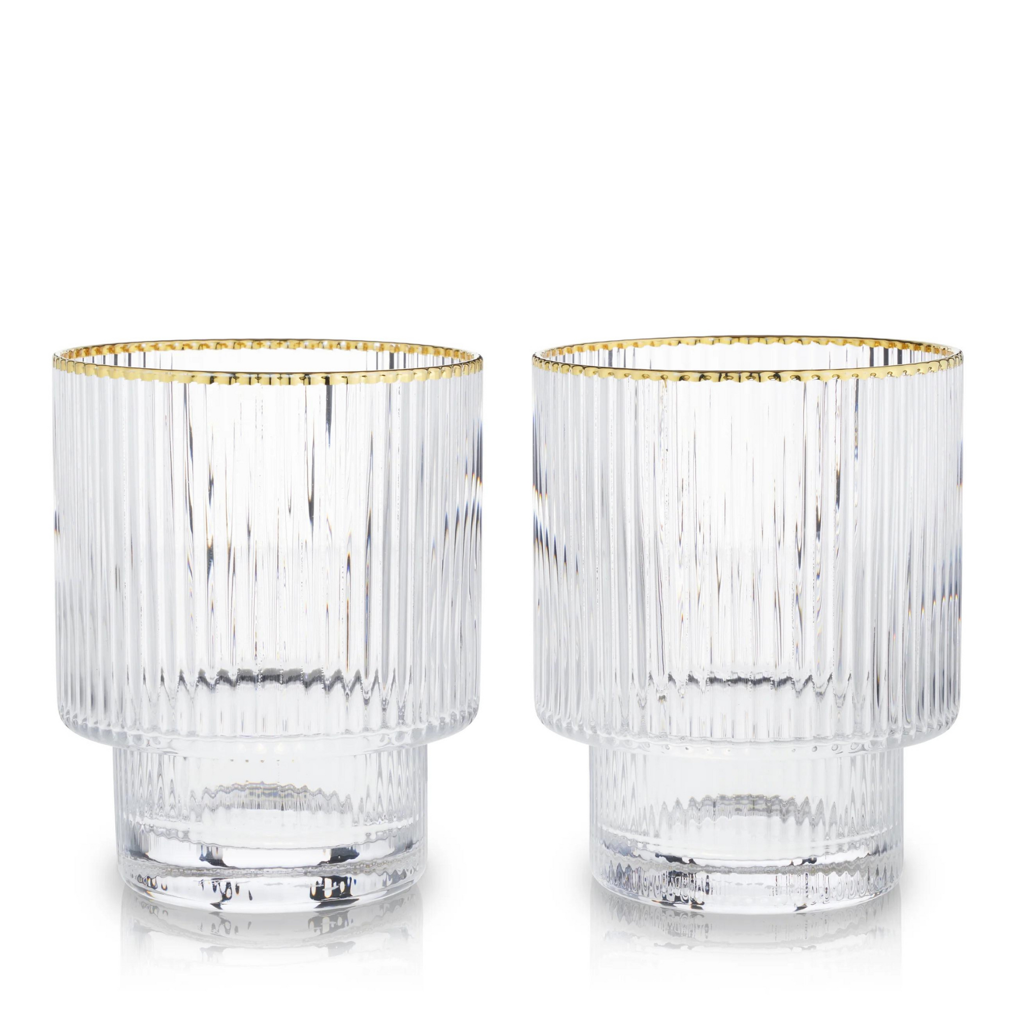 Viski Meridian Crystal Tumblers