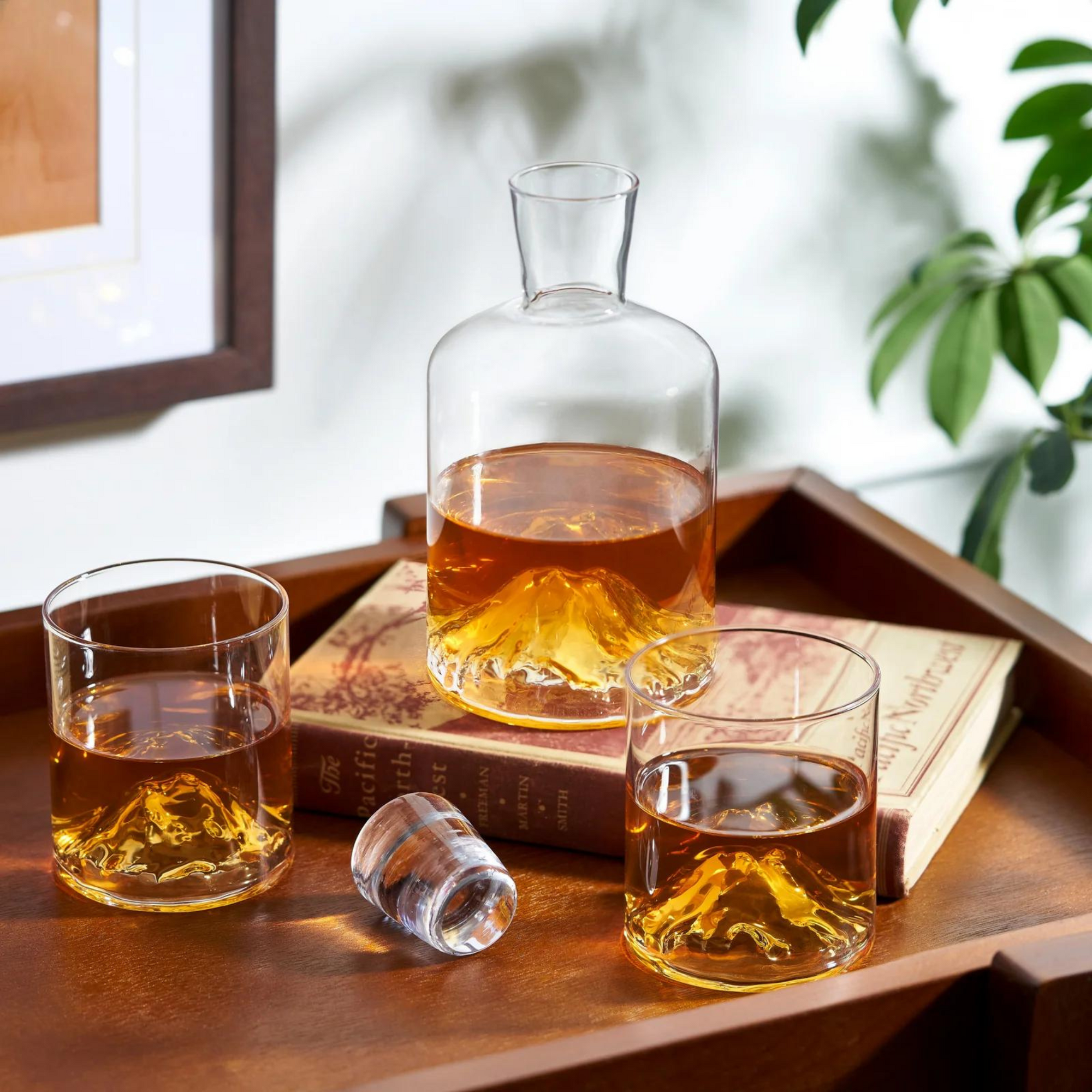Viski Mountain Crystal Tumblers