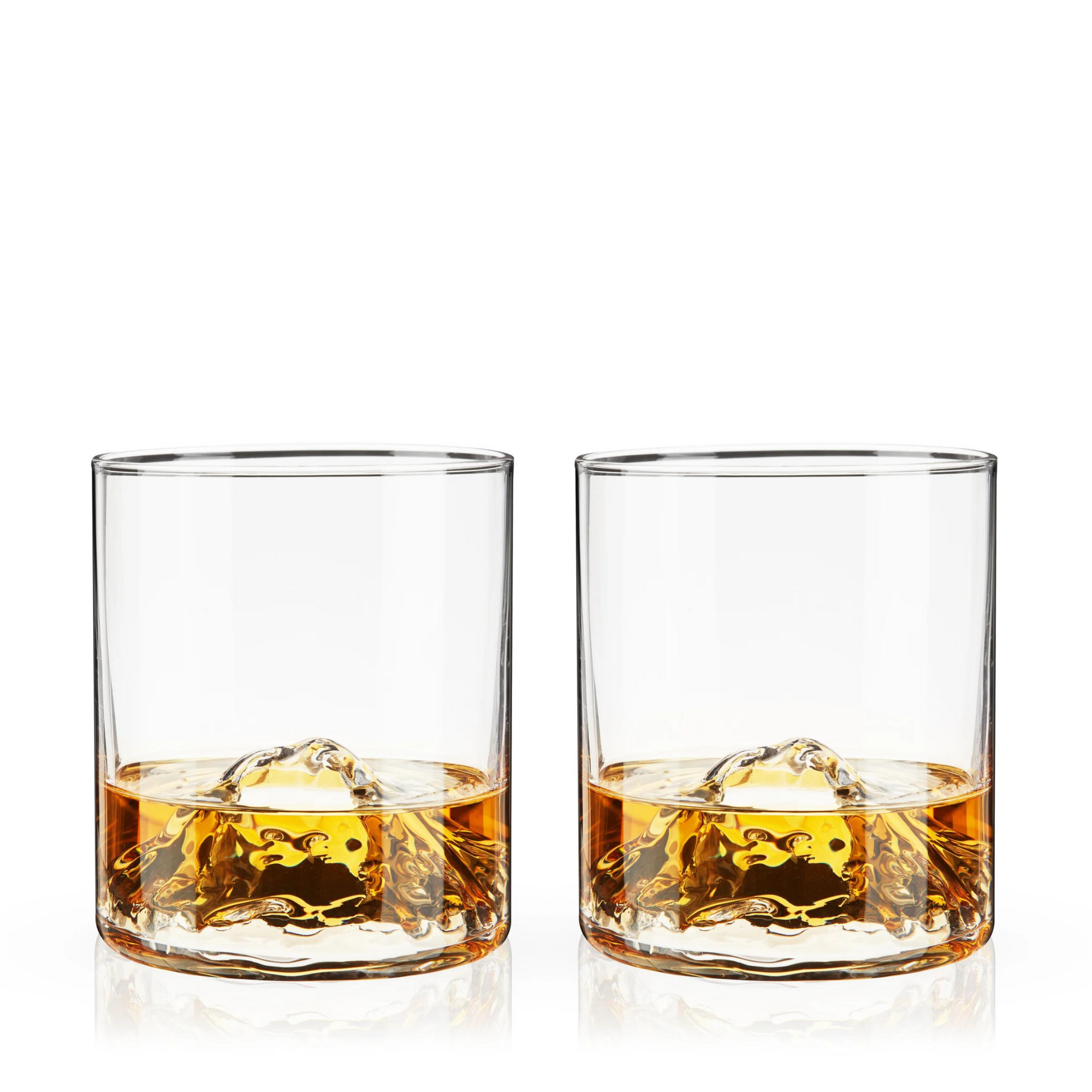 Viski Mountain Crystal Tumblers