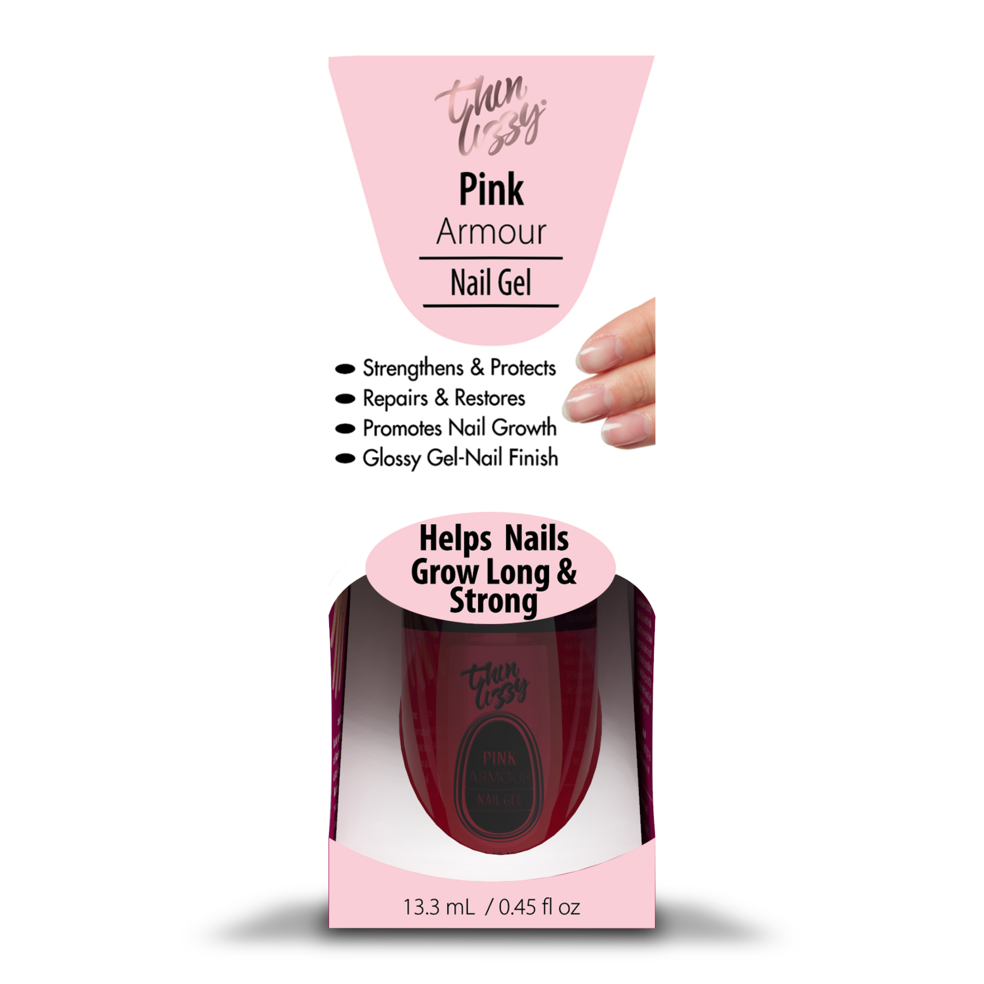 Thin Lizzy Pink Armour Nail Gel