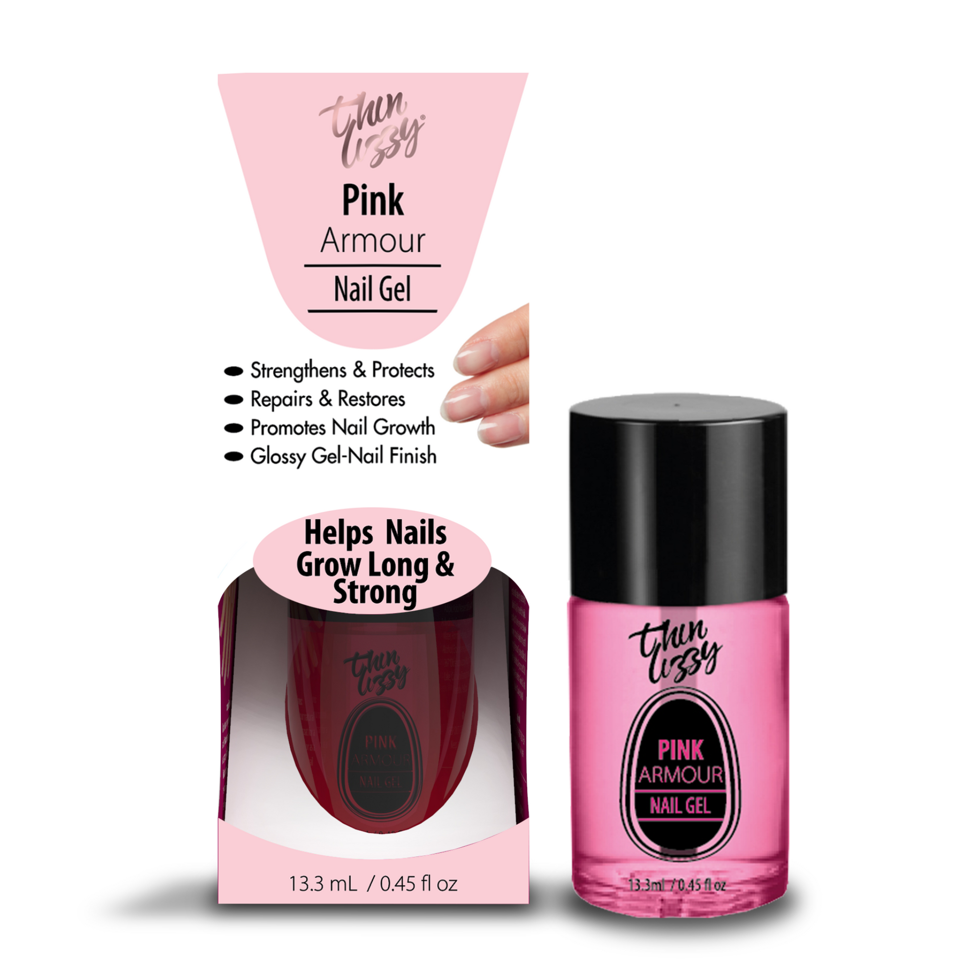 Thin Lizzy Pink Armour Nail Gel