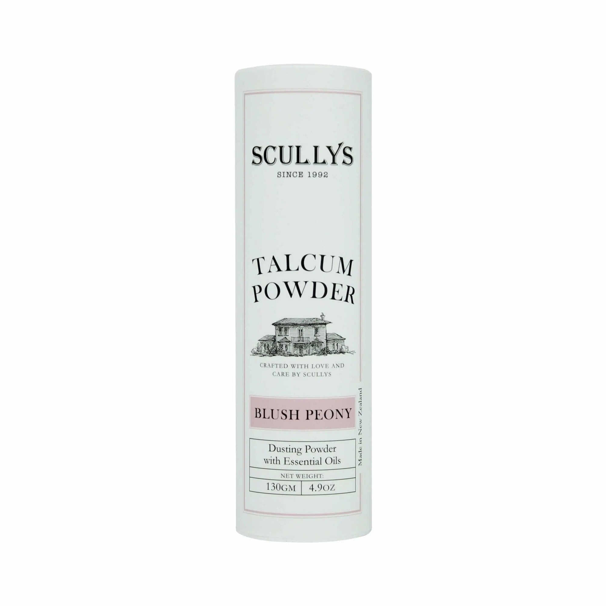 Scullys Blush Peony Talcum Powder 130gm