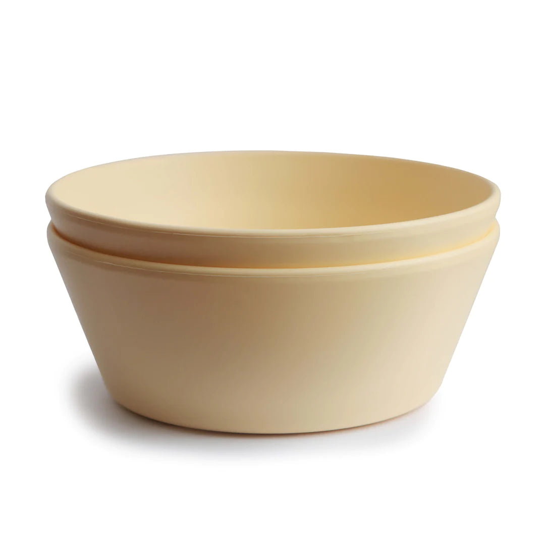 Mushie Round Dinnerware Bowl - Set of 2
