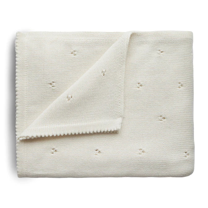 Mushie Knitted Blanket