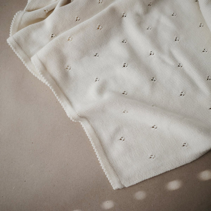 Mushie Knitted Blanket