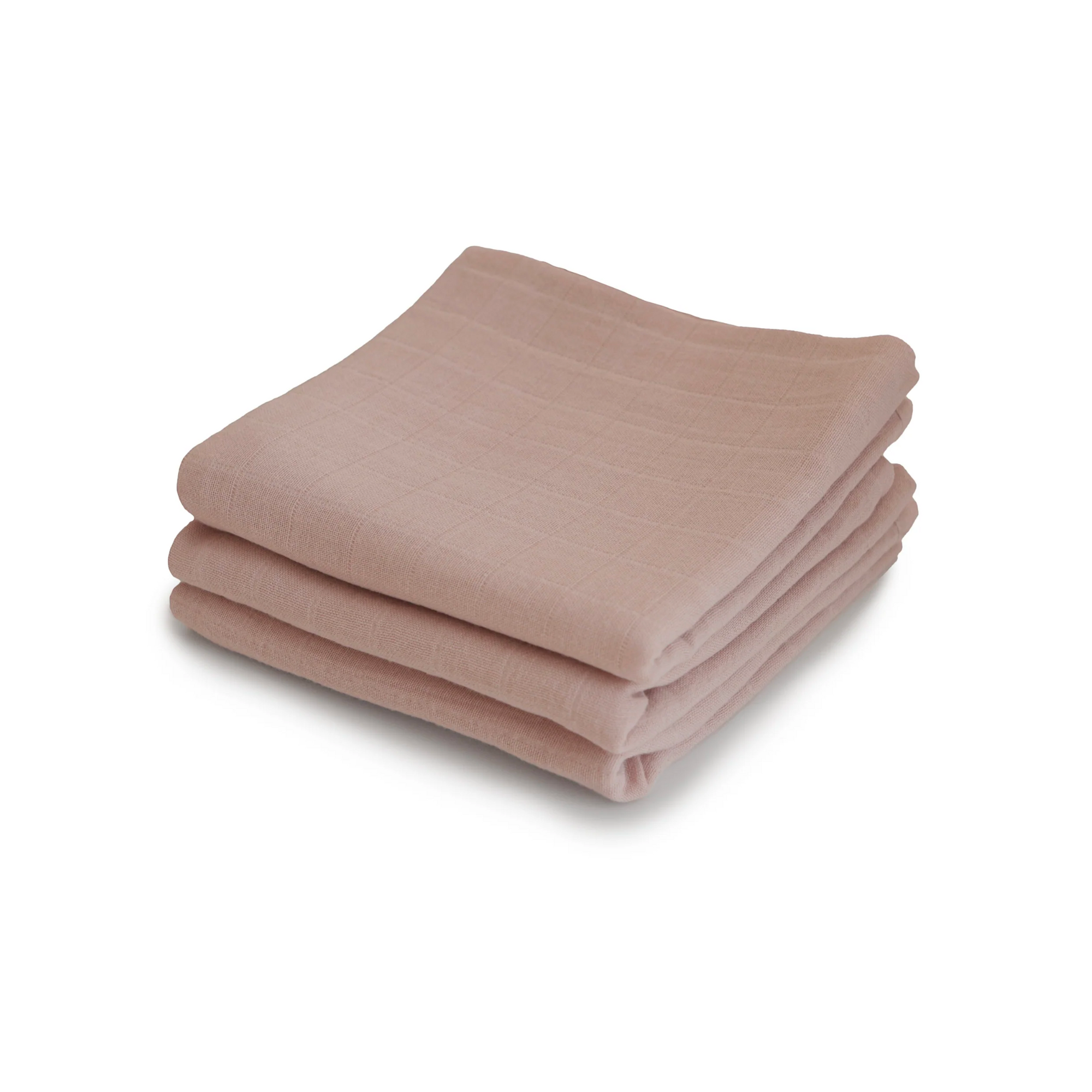 Mushie Organic Cotton Muslin Cloths 3-Pack