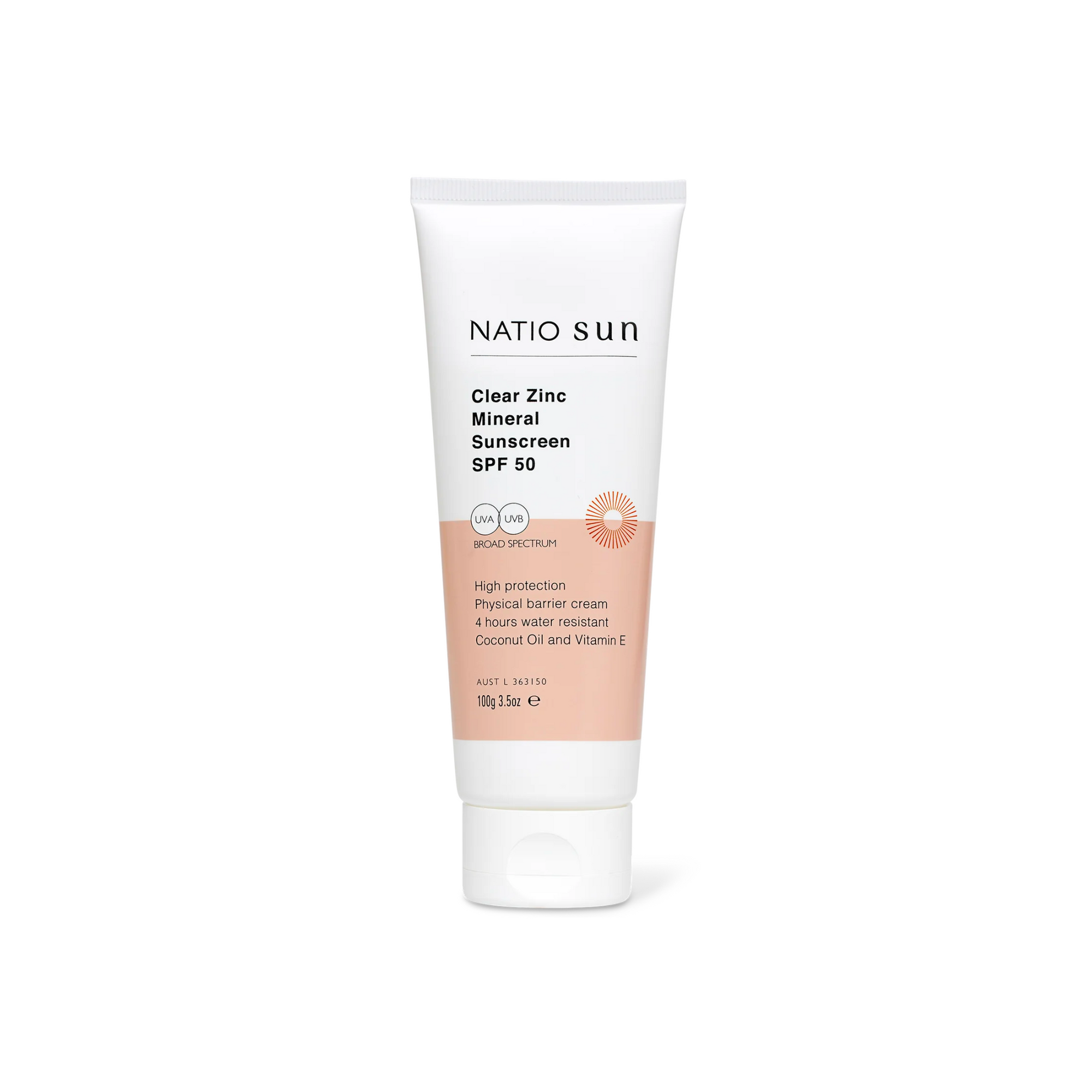Natio Clear Zinc Mineral Sunscreen SPF 50